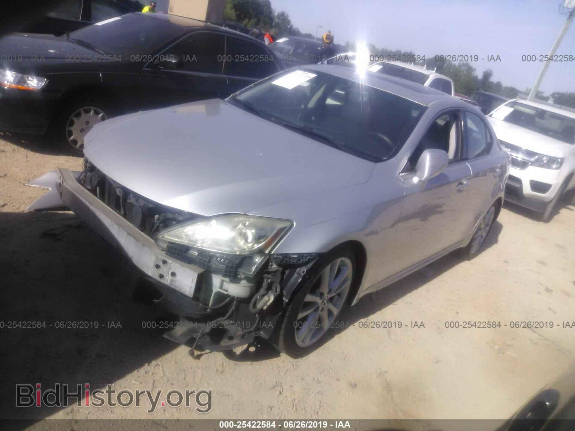 2007 LEXUS IS - VIN: JTHBK262X72035553 - Фото 2