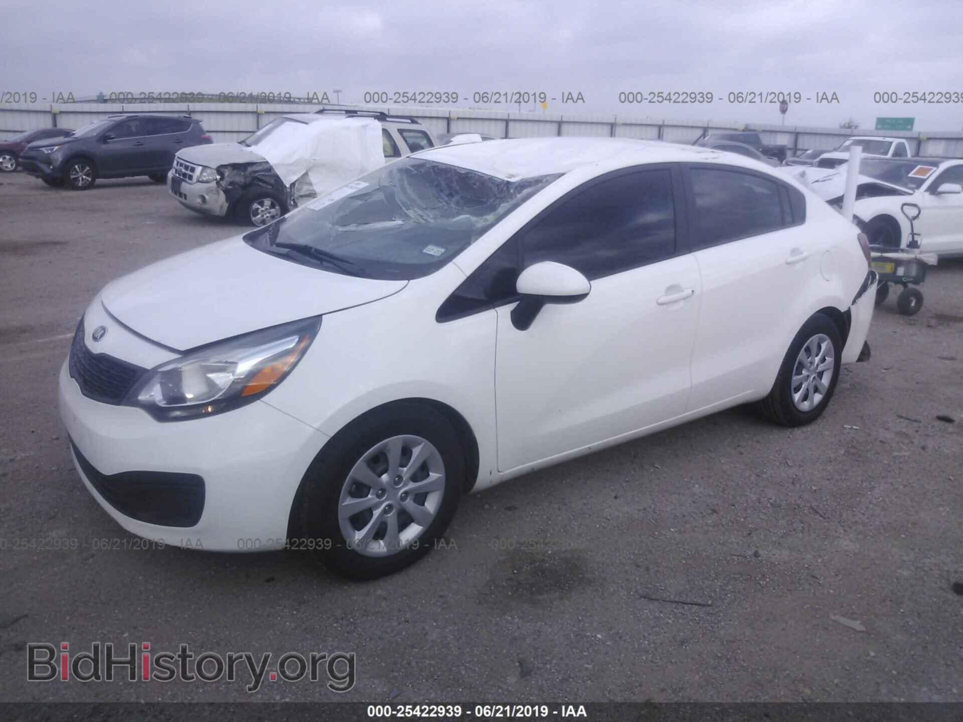 2015 KIA RIO - VIN: KNADM4A33F6450945 - Фото 2