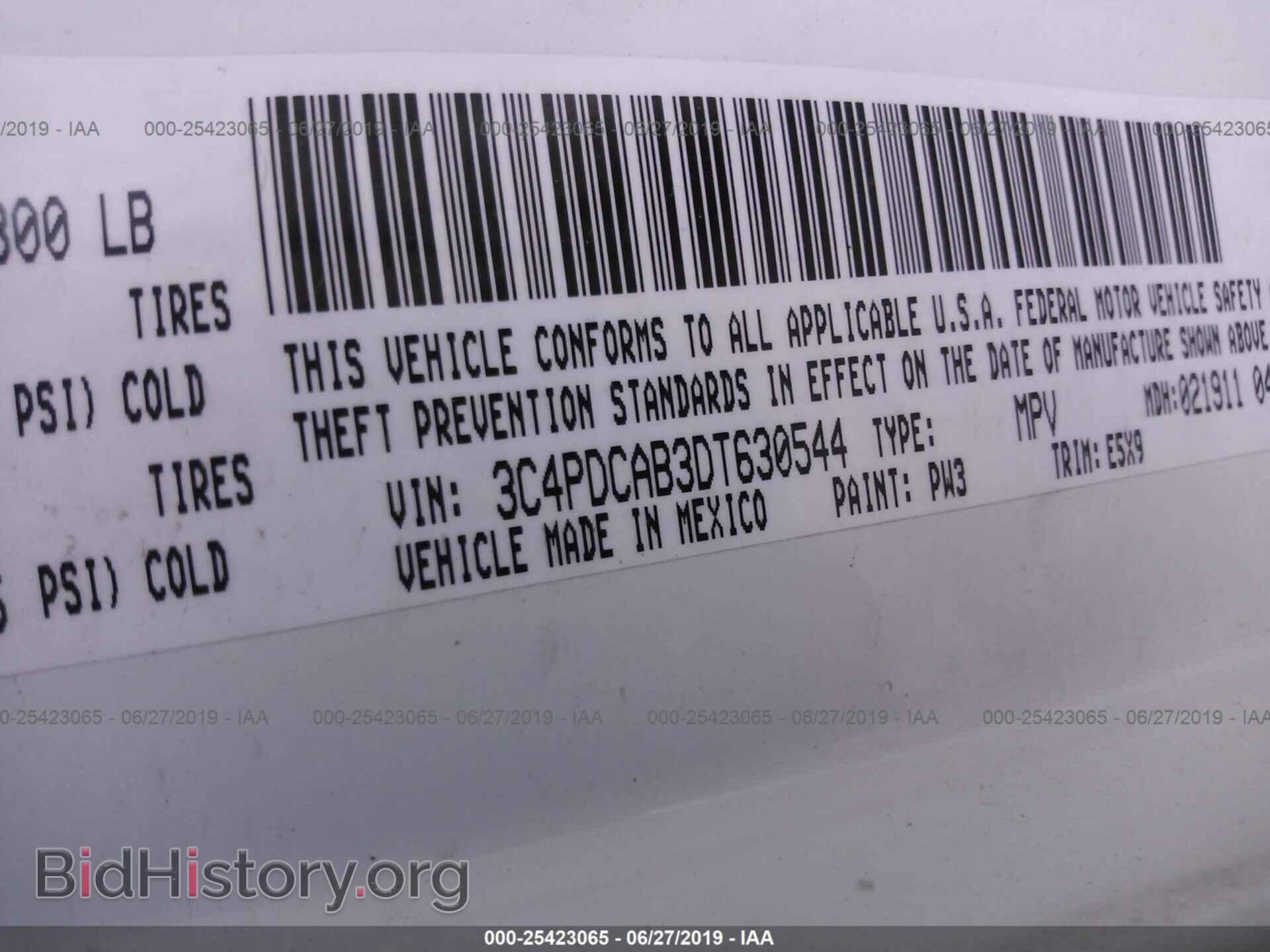 2013 DODGE JOURNEY - VIN: 3C4PDCAB3DT630544 - Photo 9