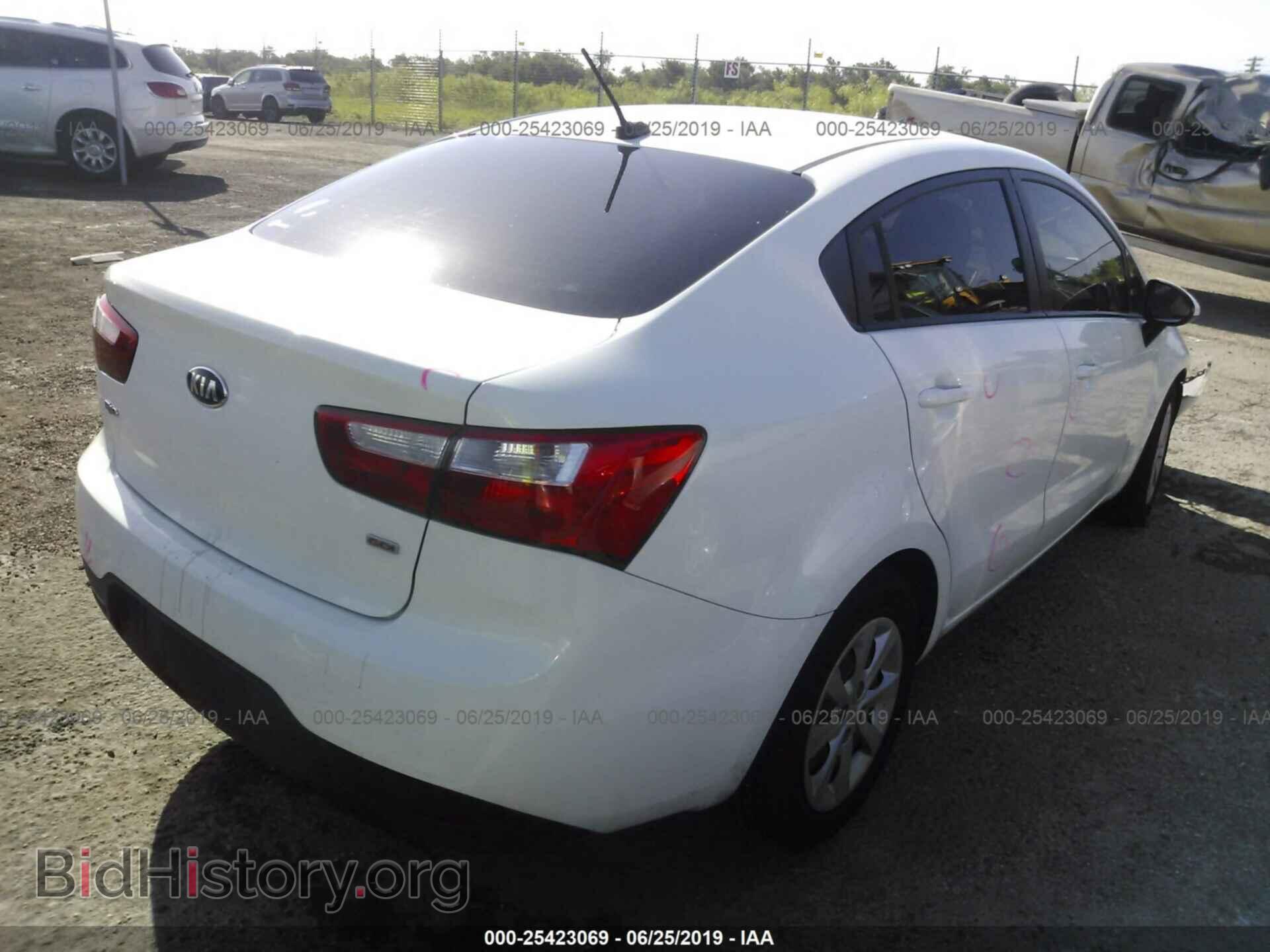 2014 KIA RIO - VIN: KNADM4A37E6323906 - Фото 4