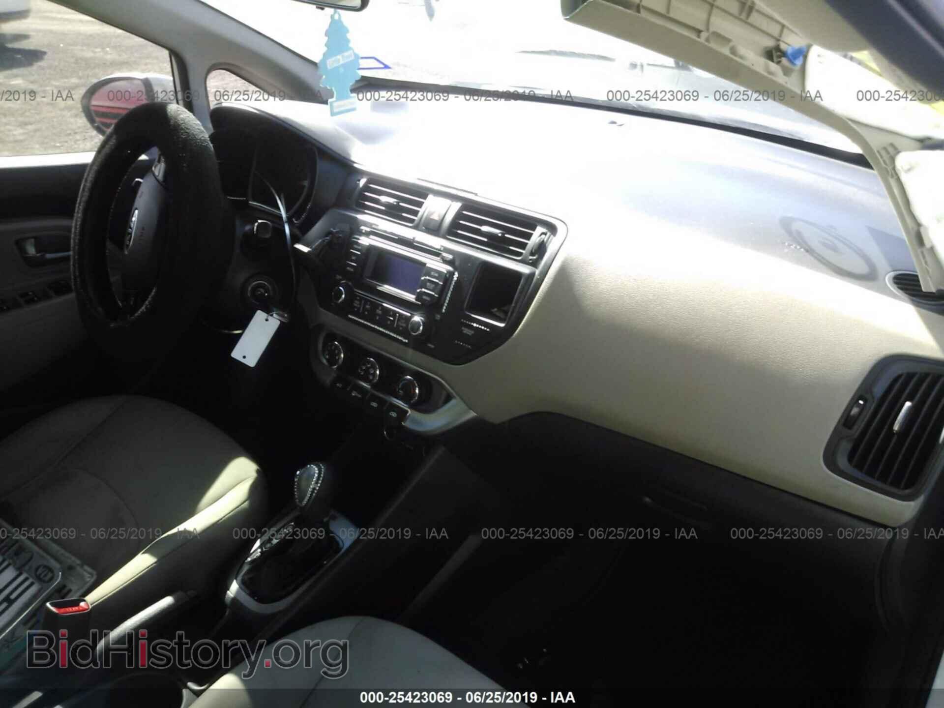 2014 KIA RIO - VIN: KNADM4A37E6323906 - Фото 5