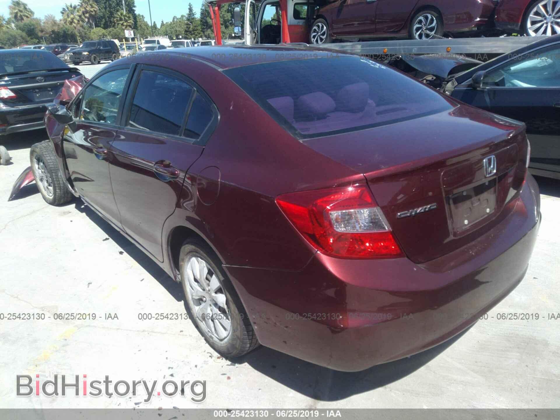 2012 HONDA CIVIC - VIN: 19XFB2F50CE326699 - Фото 3