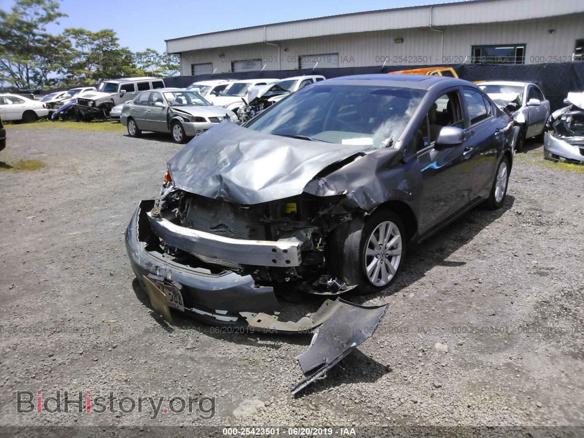 2012 HONDA CIVIC - VIN: 2HGFB2F85CH607901 - Photo 2