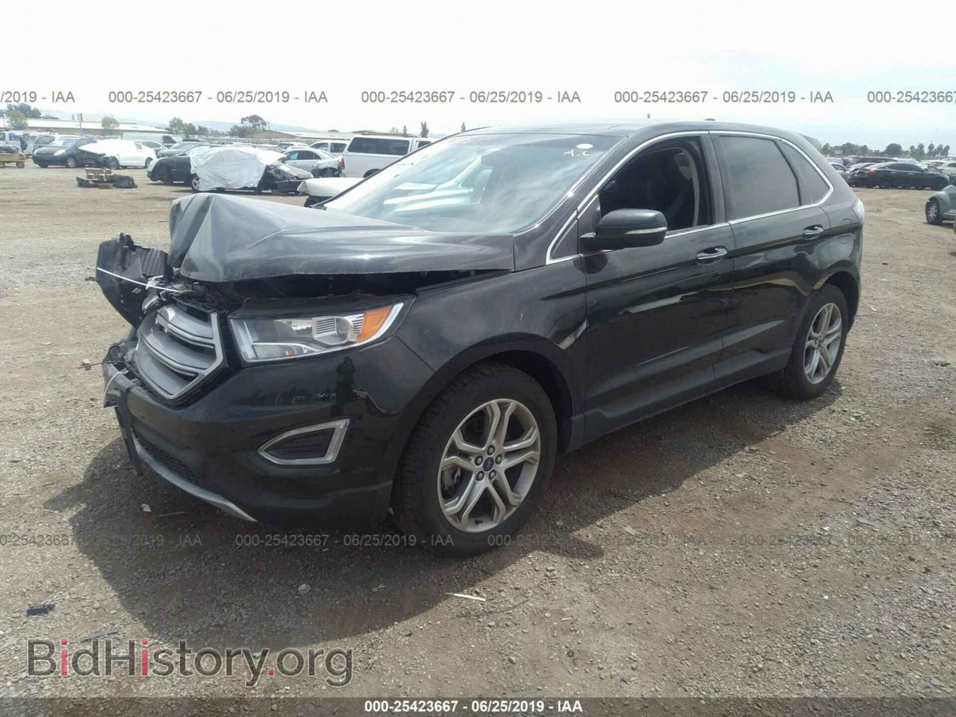 2015 FORD EDGE - VIN: 2FMTK4K94FBB13446 - Фото 2