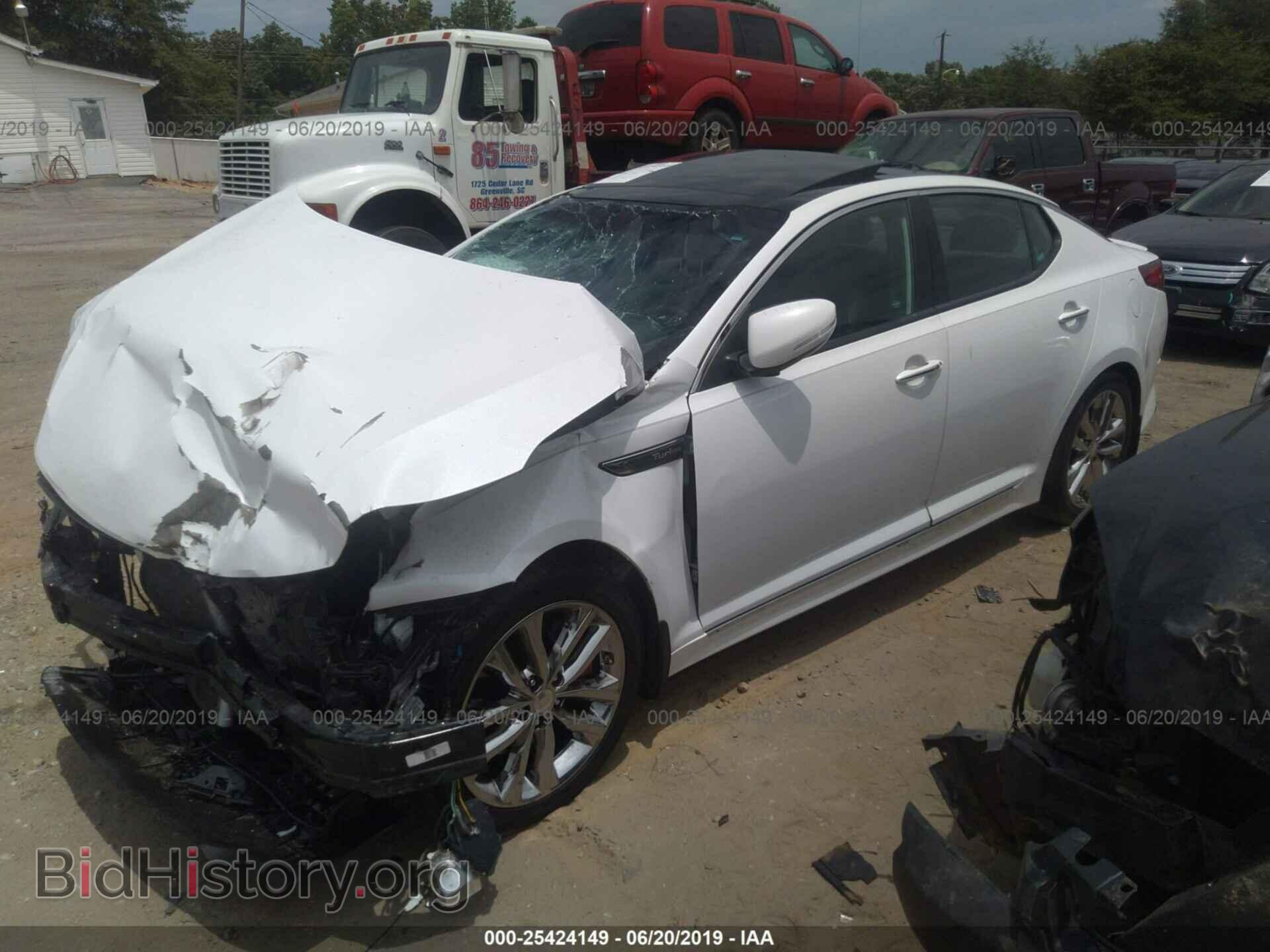 2015 KIA OPTIMA - VIN: 5XXGR4A65FG505991 - Фото 2