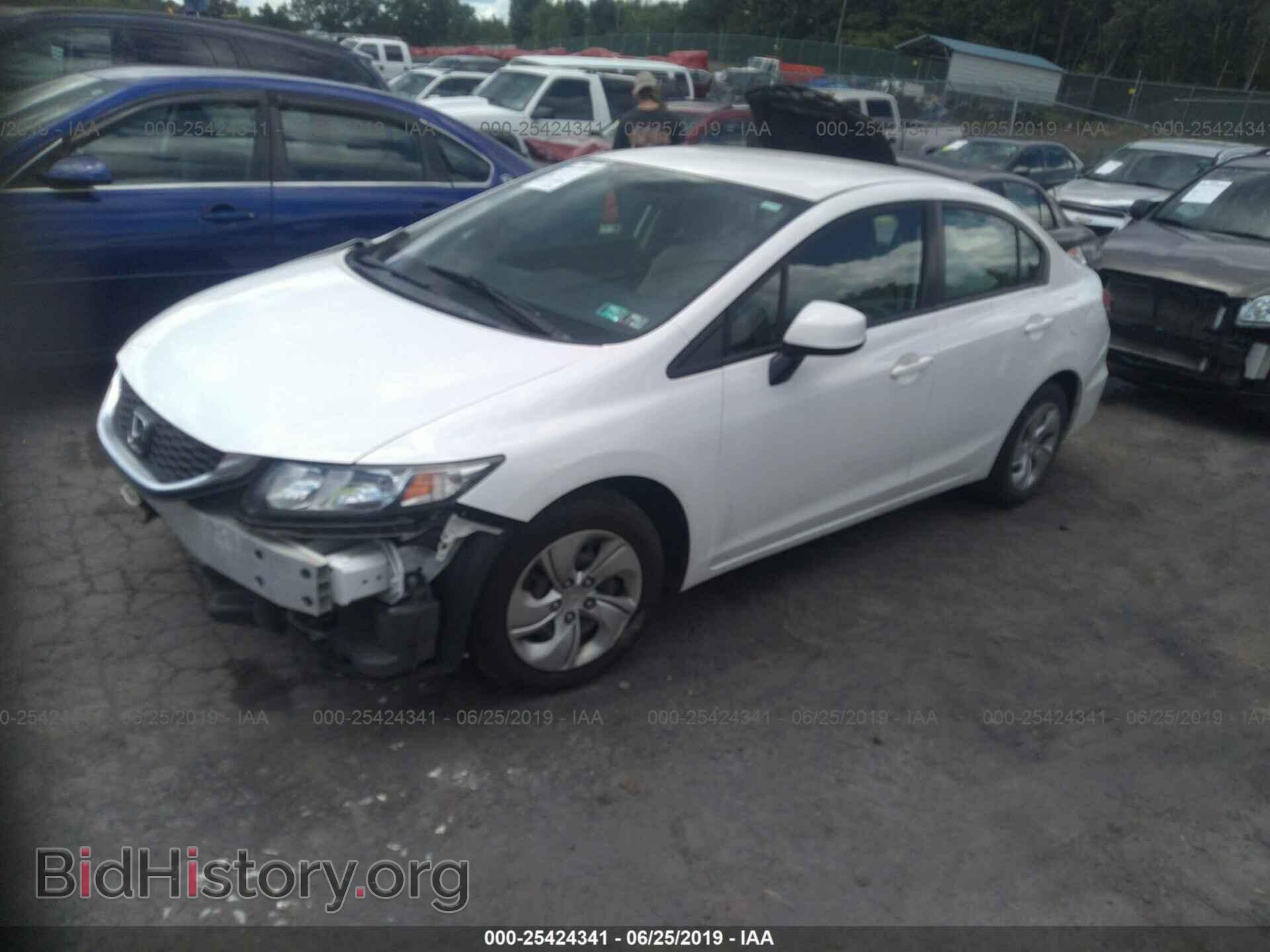 2013 HONDA CIVIC - VIN: 2HGFB2F57DH600357 - Фото 2