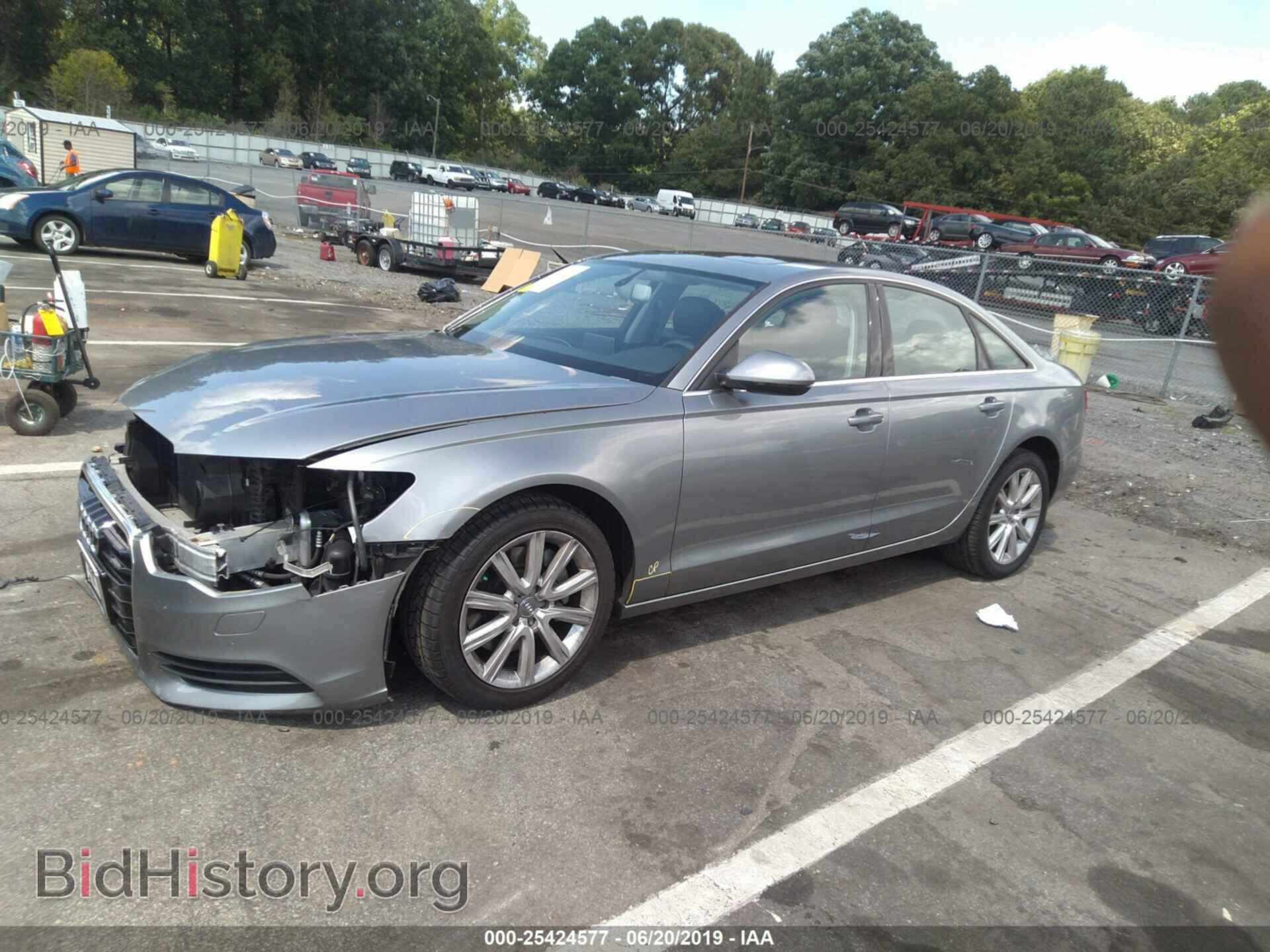 2014 AUDI A6 - VIN: WAUGFAFC7EN067495 - Фото 2
