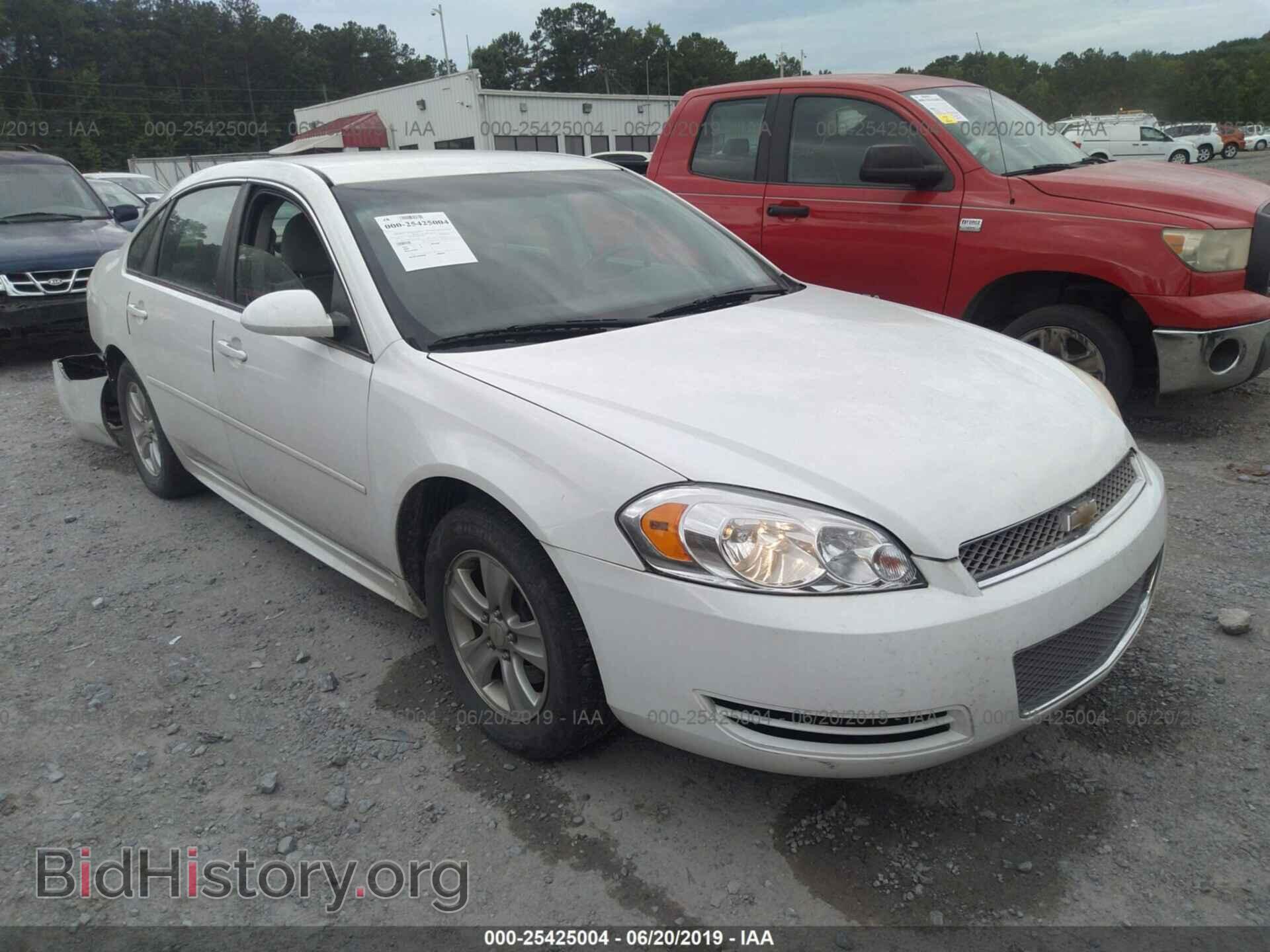 Фотография 2G1WF5E39C1210168 - CHEVROLET IMPALA 2012