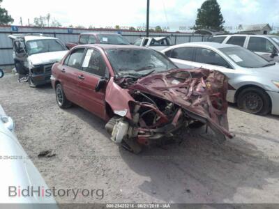2006 Mitsubishi LANCER ES, красный — VIN JA3AJ26EX6U006727, IAAI