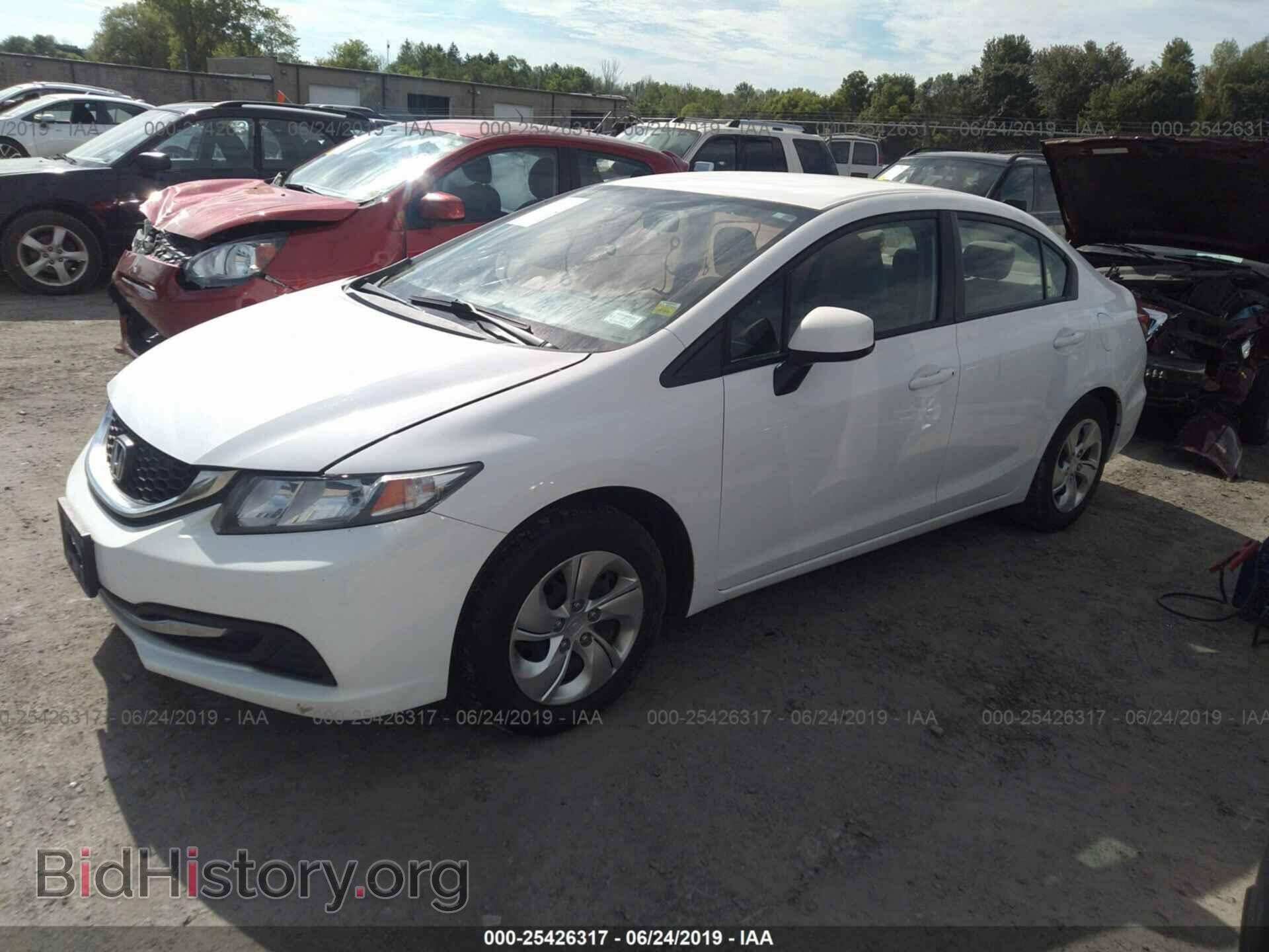 2013 HONDA CIVIC - VIN: 2HGFB2F58DH592169 - Фото 2