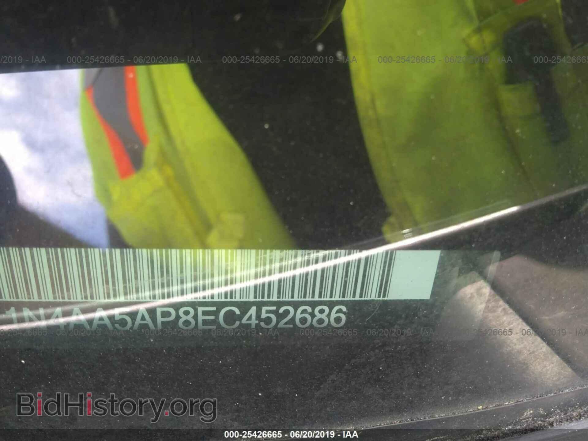 2014 NISSAN MAXIMA - VIN: 1N4AA5AP8EC452686 - Фото 9