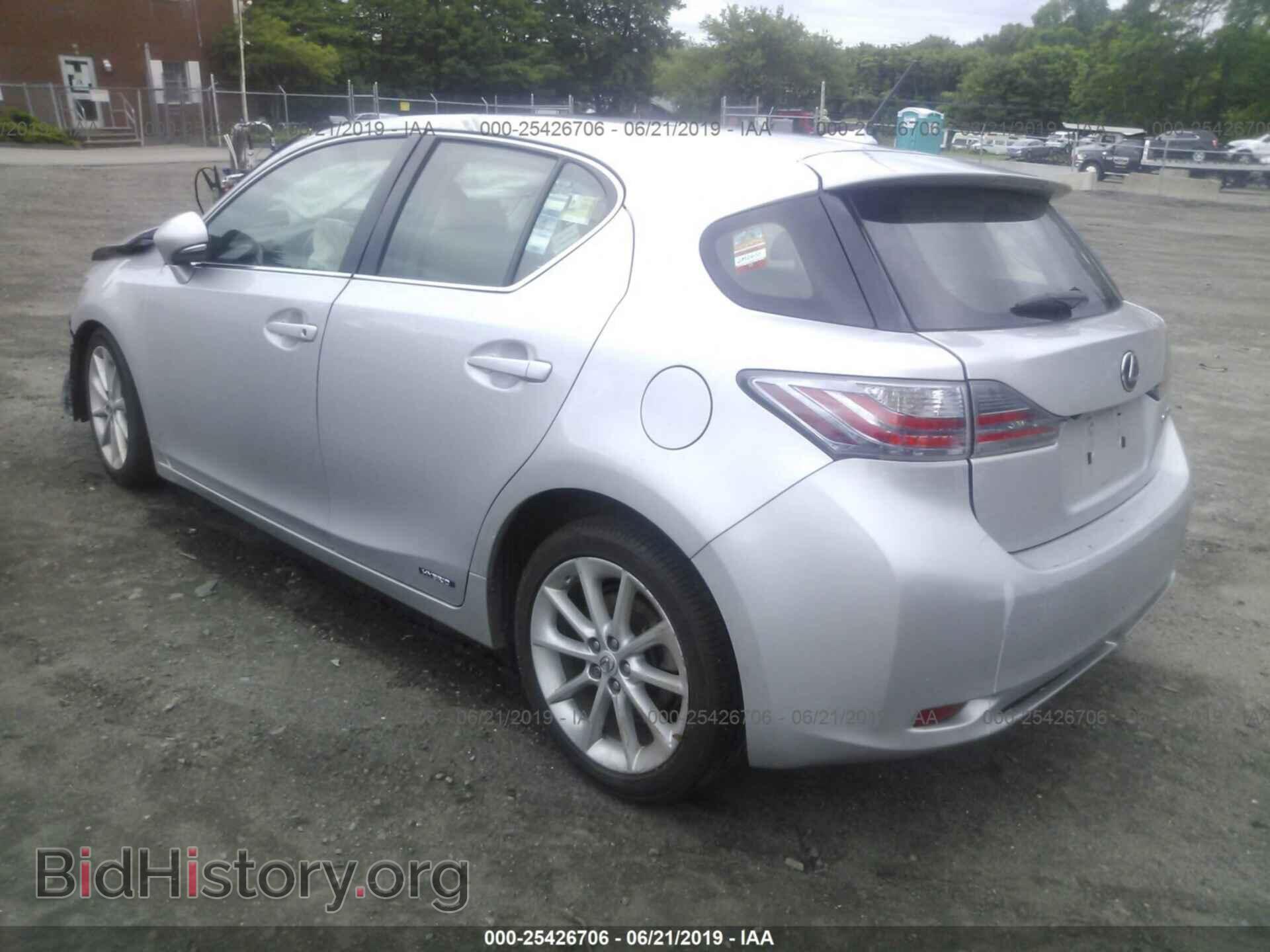 2011 LEXUS CT - VIN: JTHKD5BH1B2010829 - Фото 3
