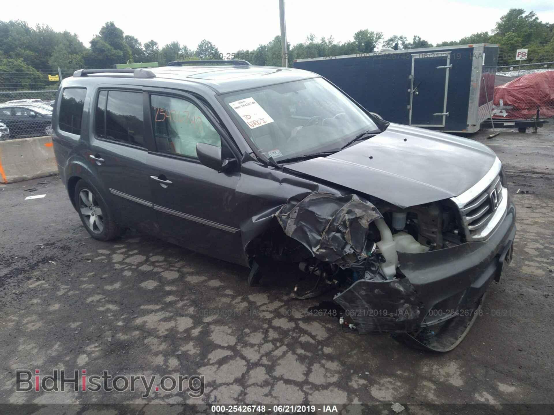 Фотография 5FNYF4H95DB011109 - HONDA PILOT 2013