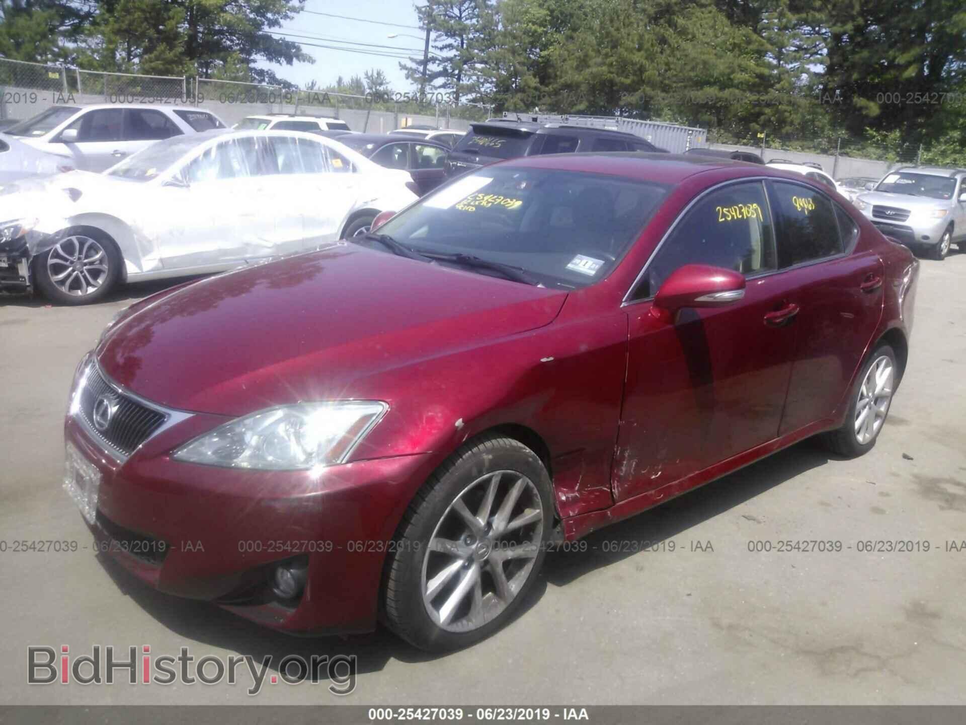 2012 LEXUS IS - VIN: JTHCF5C28C5056361 - Фото 2