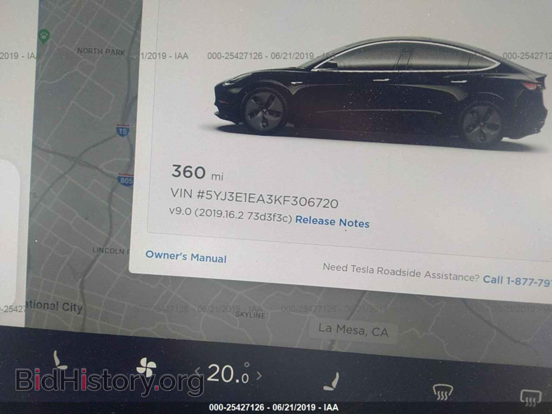 2019 TESLA MODEL 3 - VIN: 5YJ3E1EA3KF306720 - Фото 7