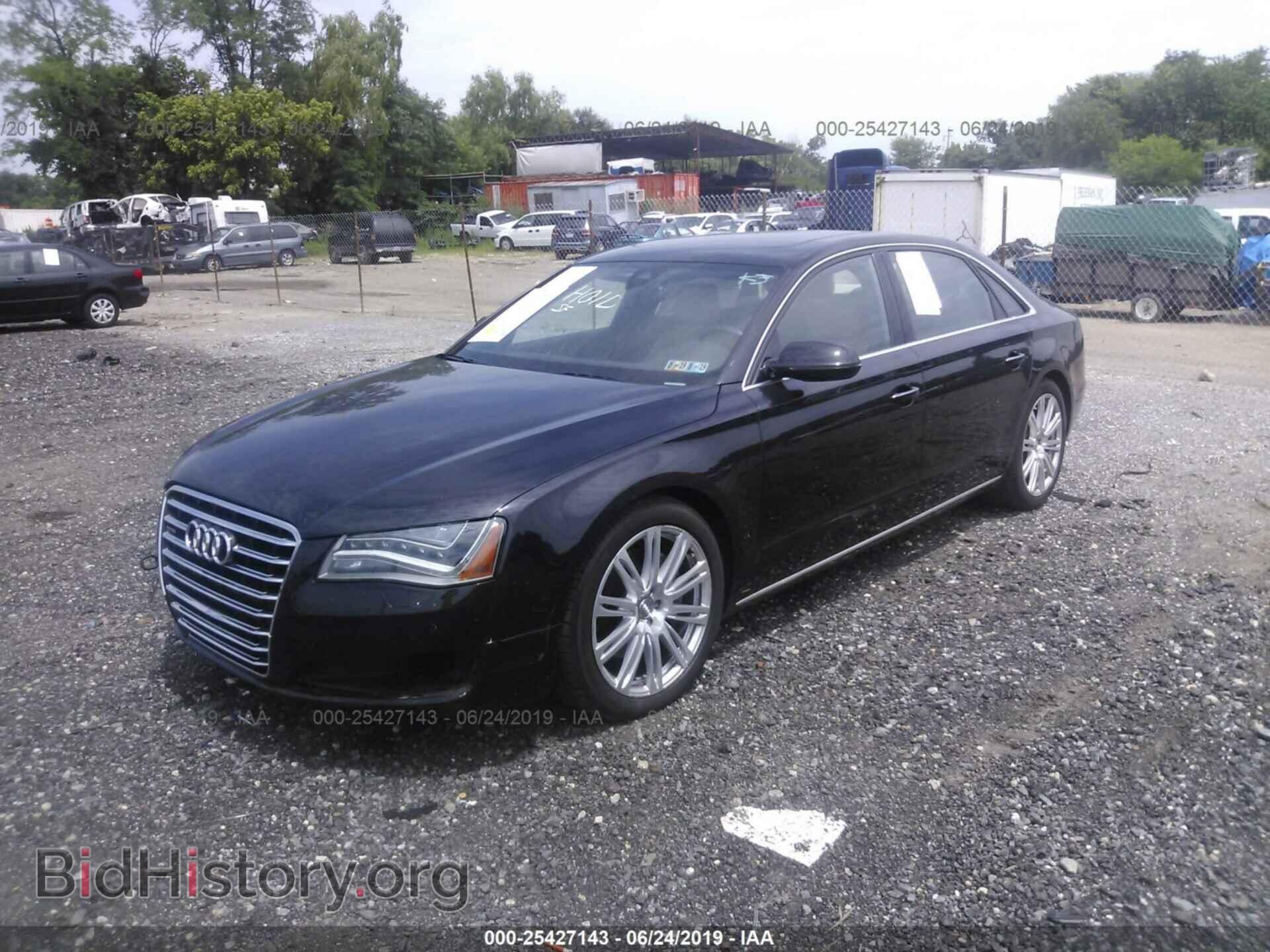 2014 AUDI A8 - VIN: WAURGAFD9EN009824 - Фото 2