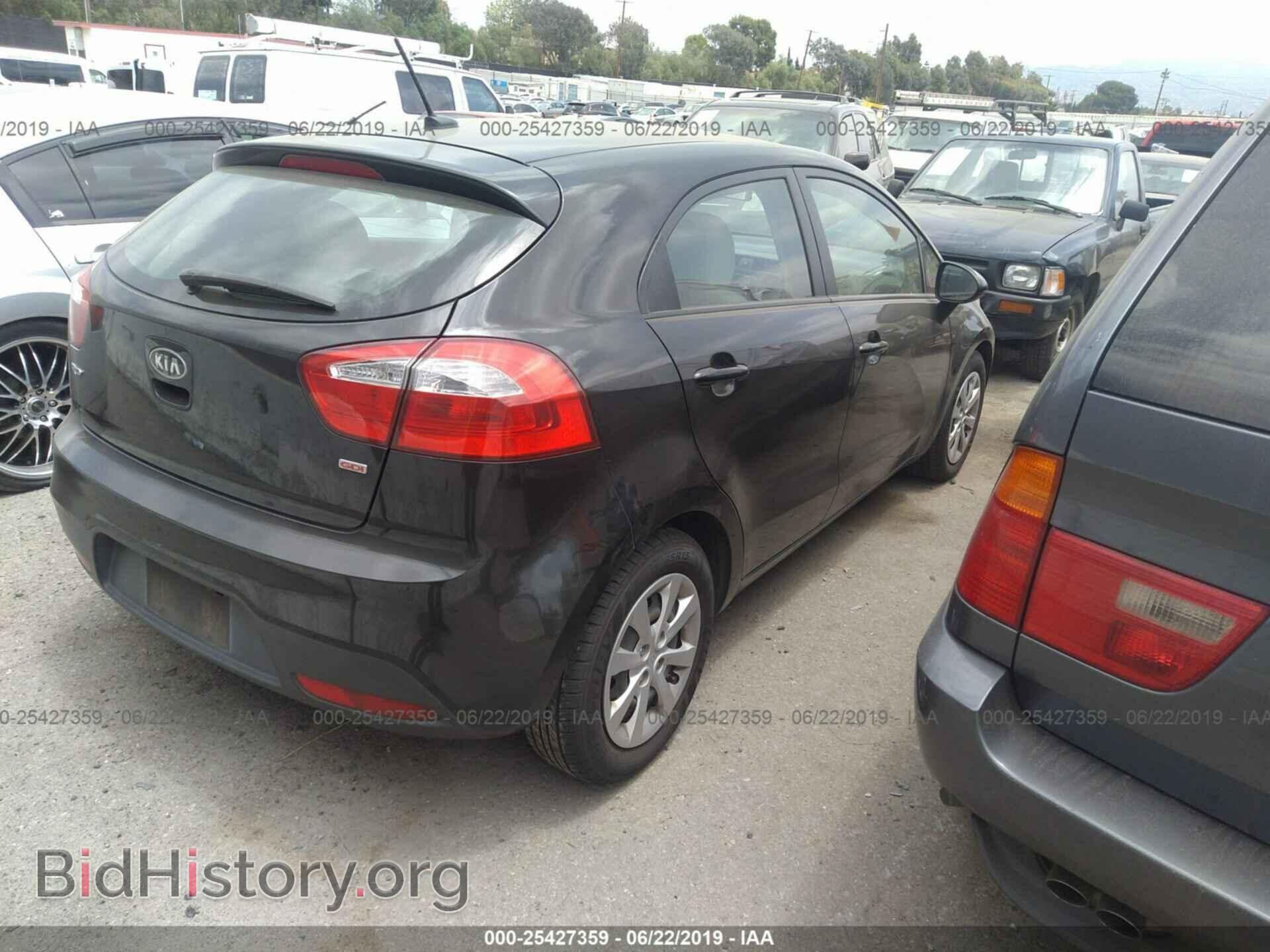 2012 KIA RIO - VIN: KNADM5A37C6040361 - Фото 4