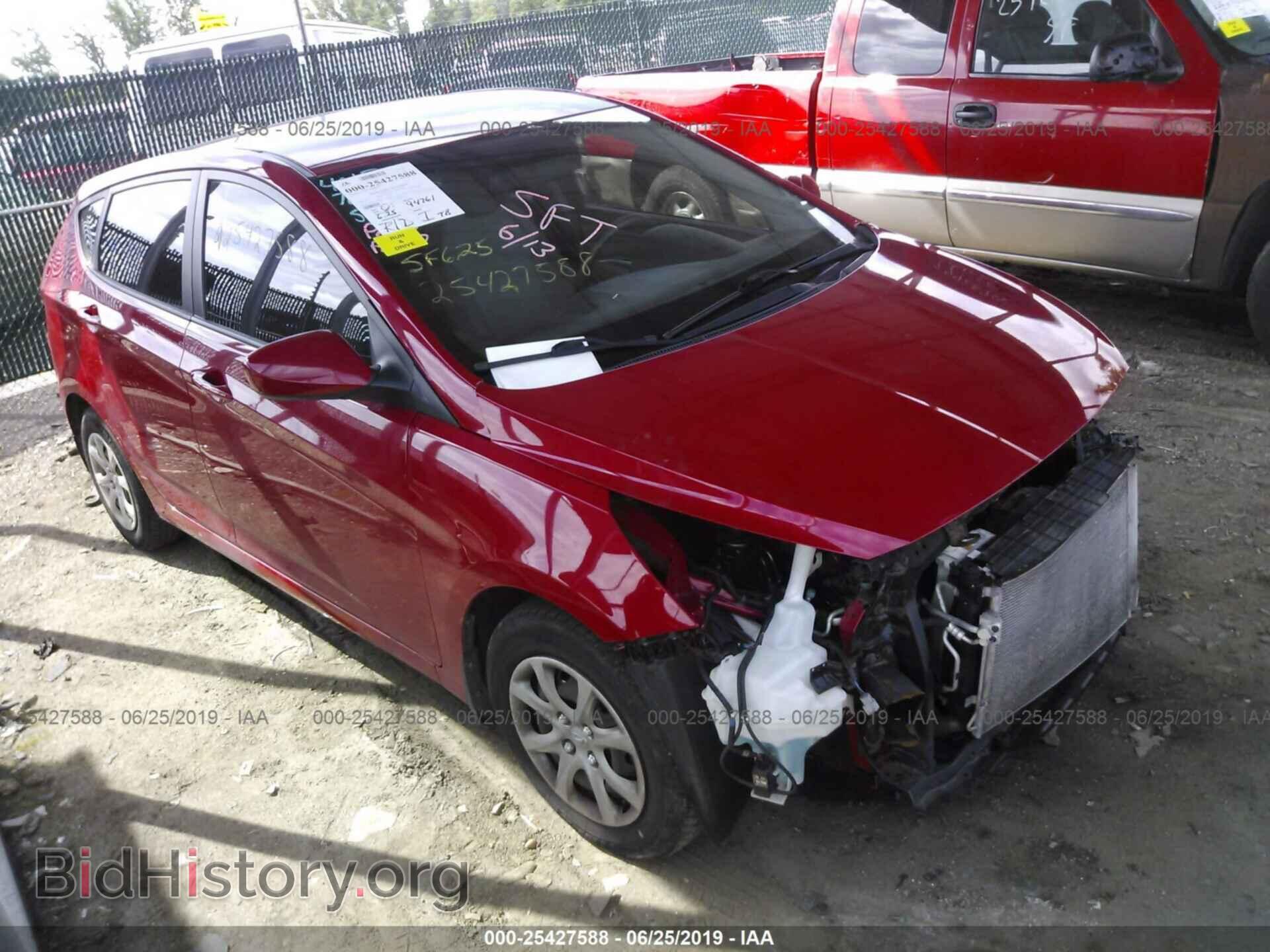 Photo KMHCT5AE5CU043429 - HYUNDAI ACCENT 2012