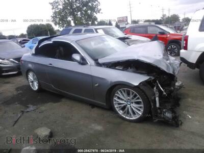 2011 BMW 335 I, серебристый — VIN WBADX7C56BE579981, IAAI