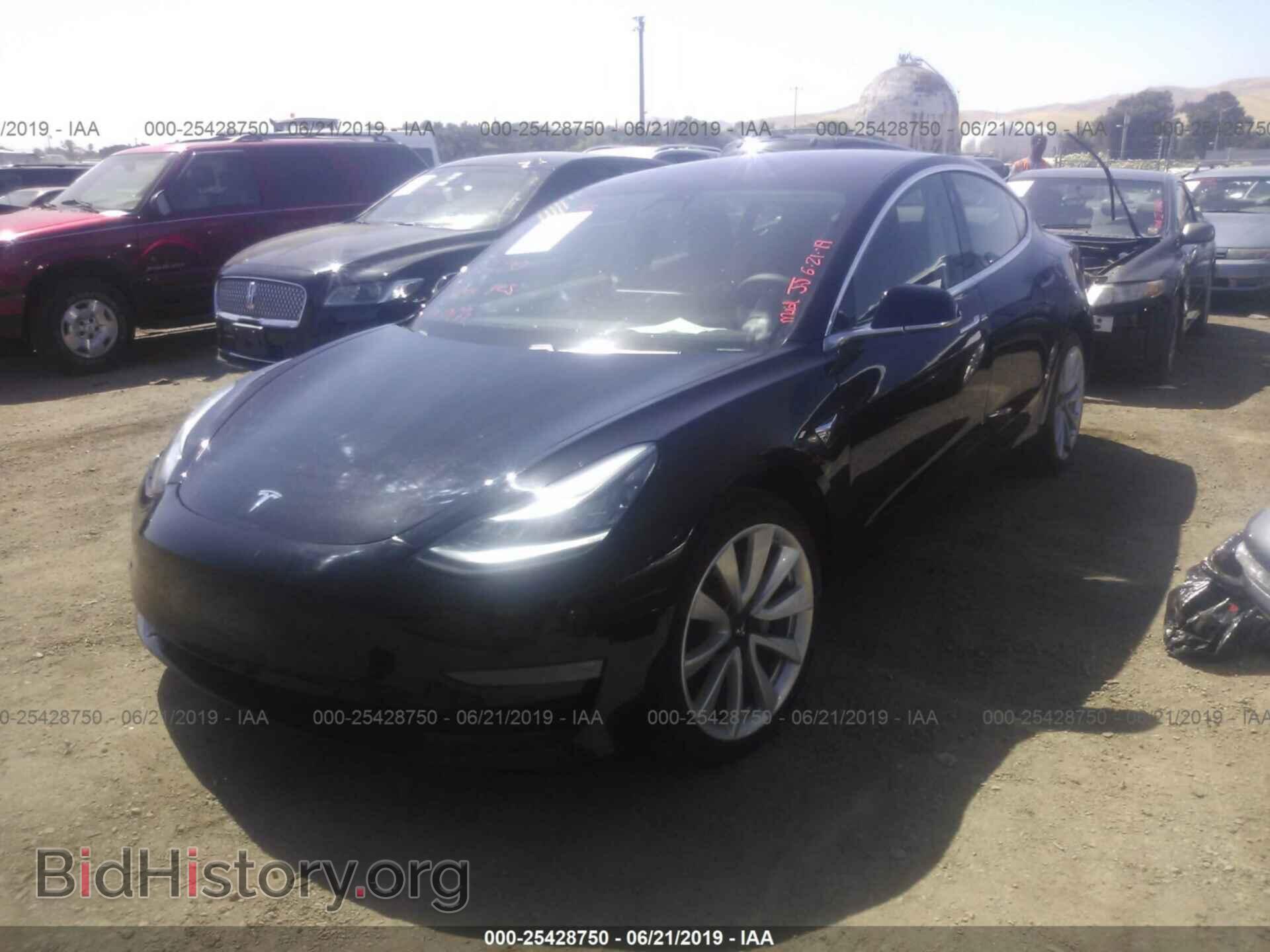 2019 TESLA MODEL 3 - VIN: 5YJ3E1EA0KF300485 - Фото 2