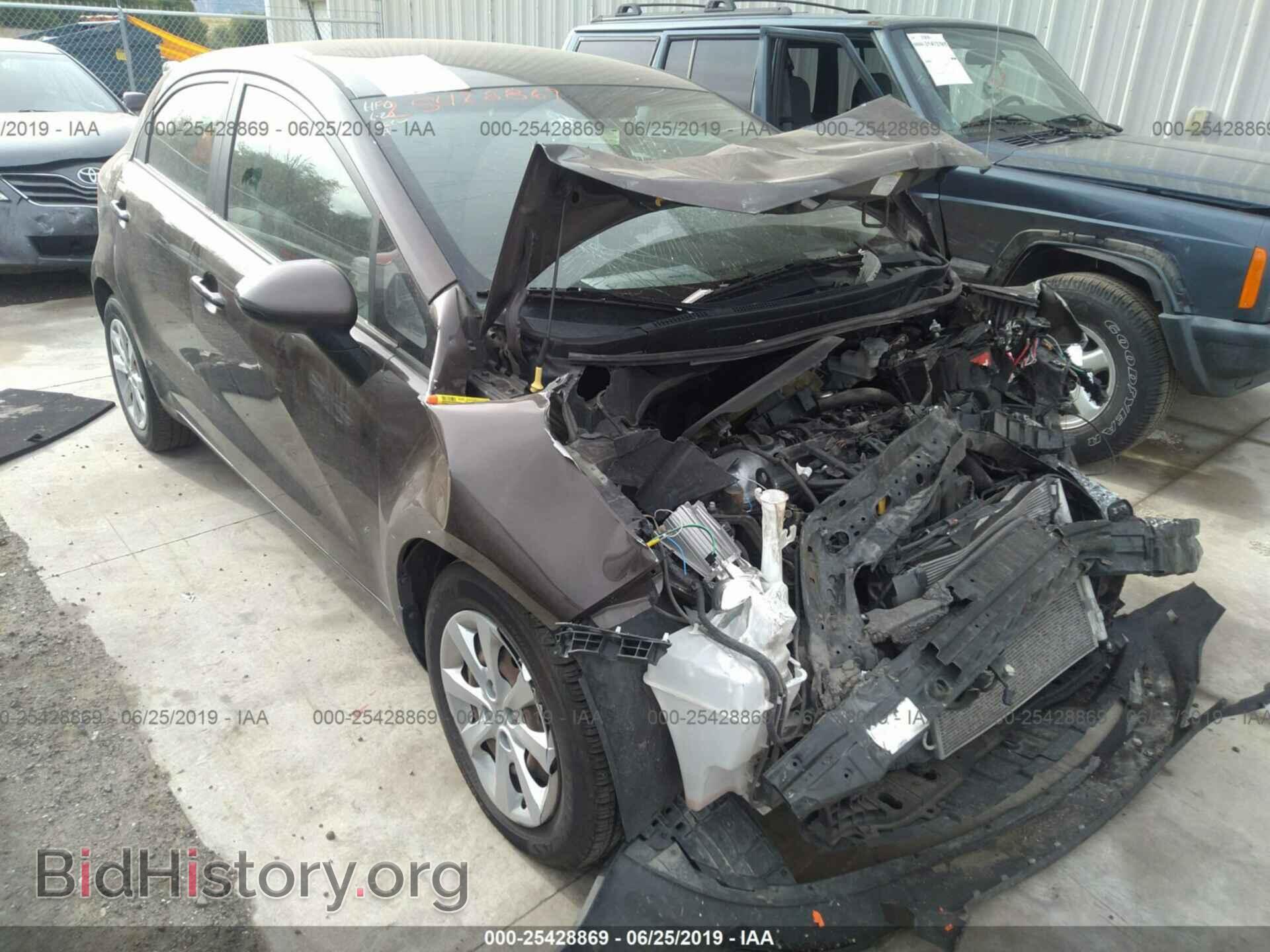 Фотография KNADN5A38D6203744 - KIA RIO 2013