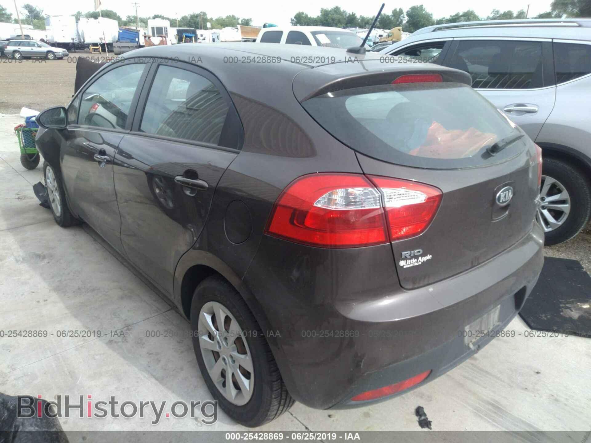 2013 KIA RIO - VIN: KNADN5A38D6203744 - Фото 3