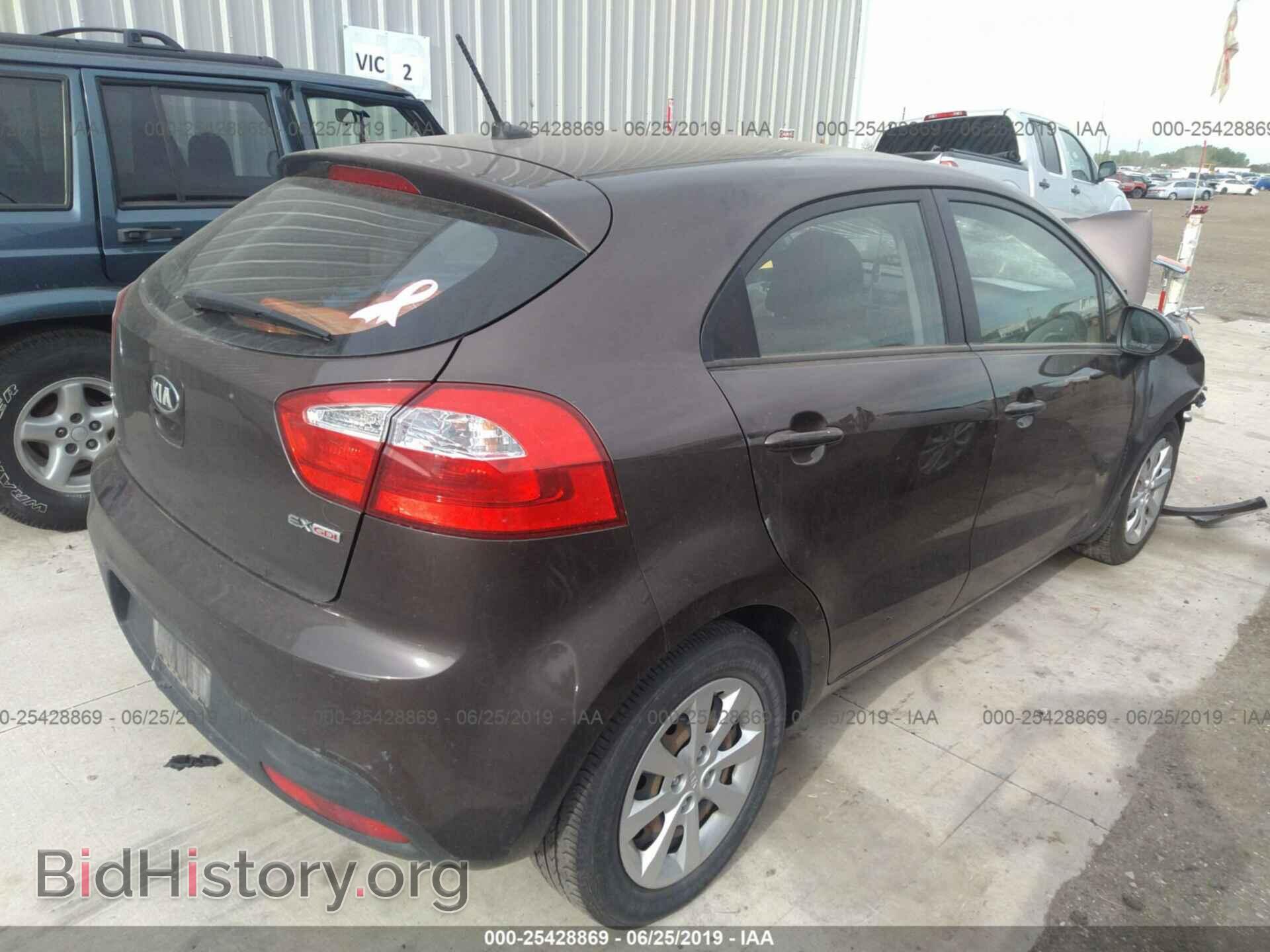2013 KIA RIO - VIN: KNADN5A38D6203744 - Фото 4