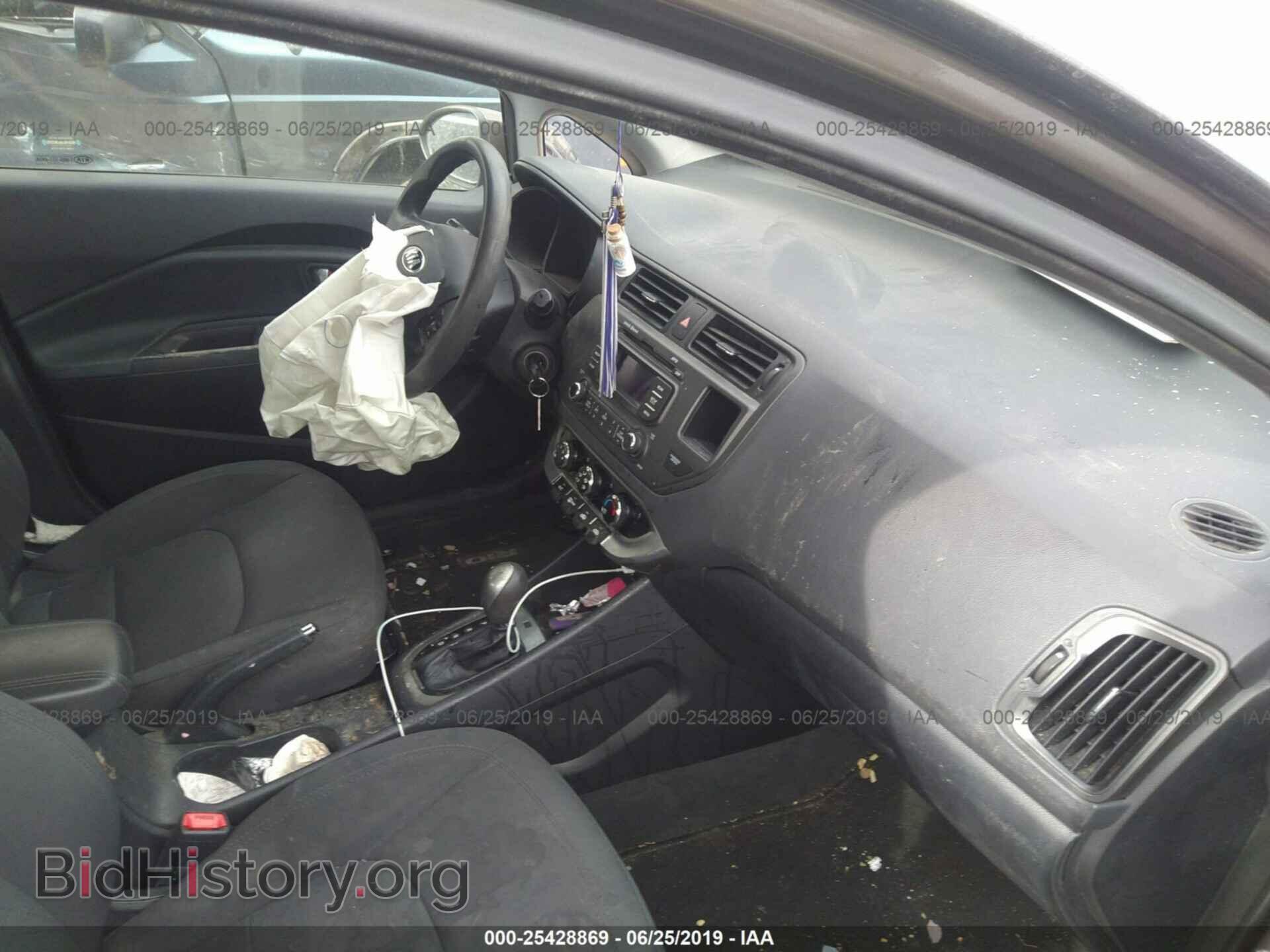 2013 KIA RIO - VIN: KNADN5A38D6203744 - Фото 5