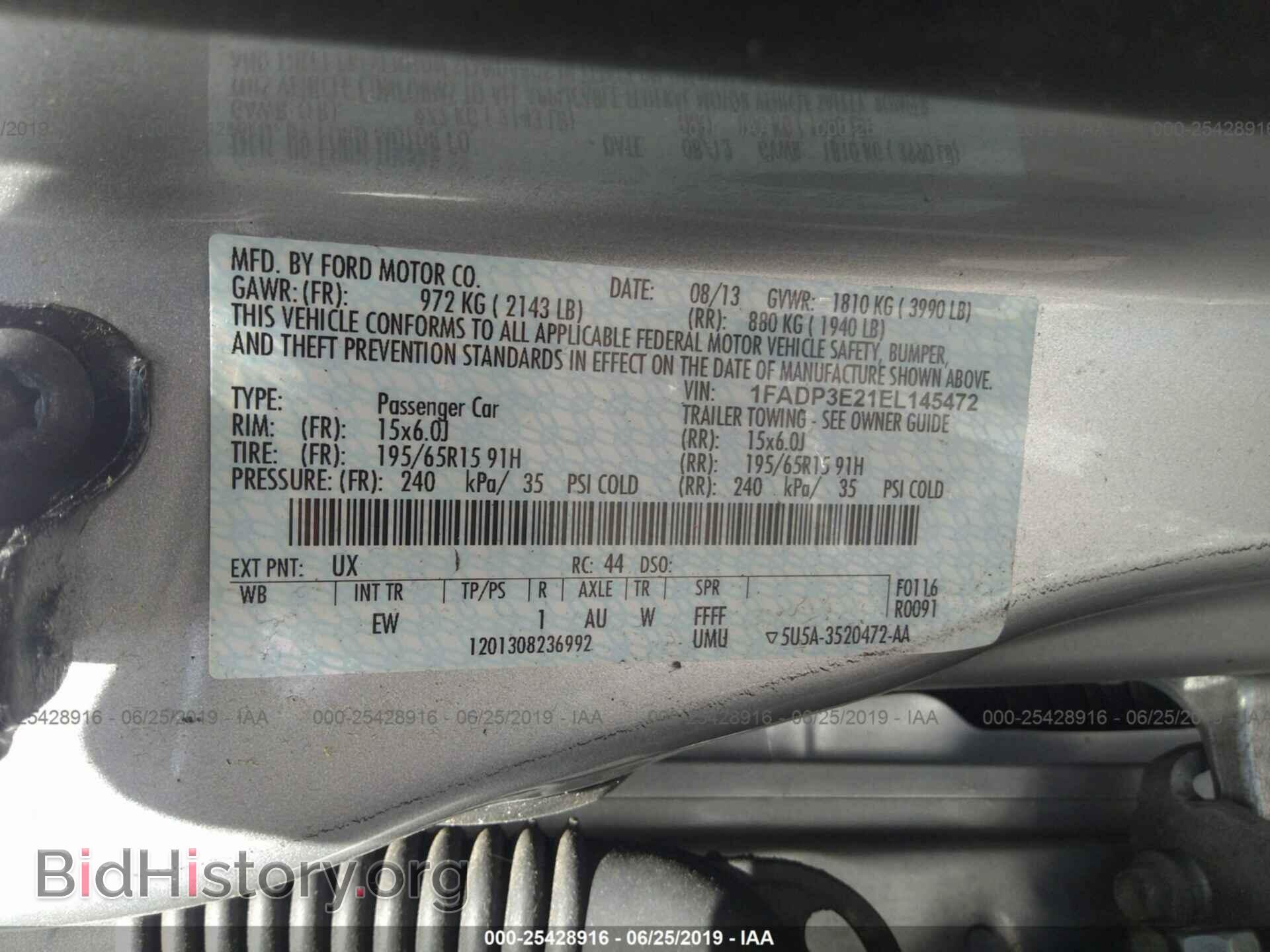2014 FORD FOCUS - VIN: 1FADP3E21EL145472 - Photo 9