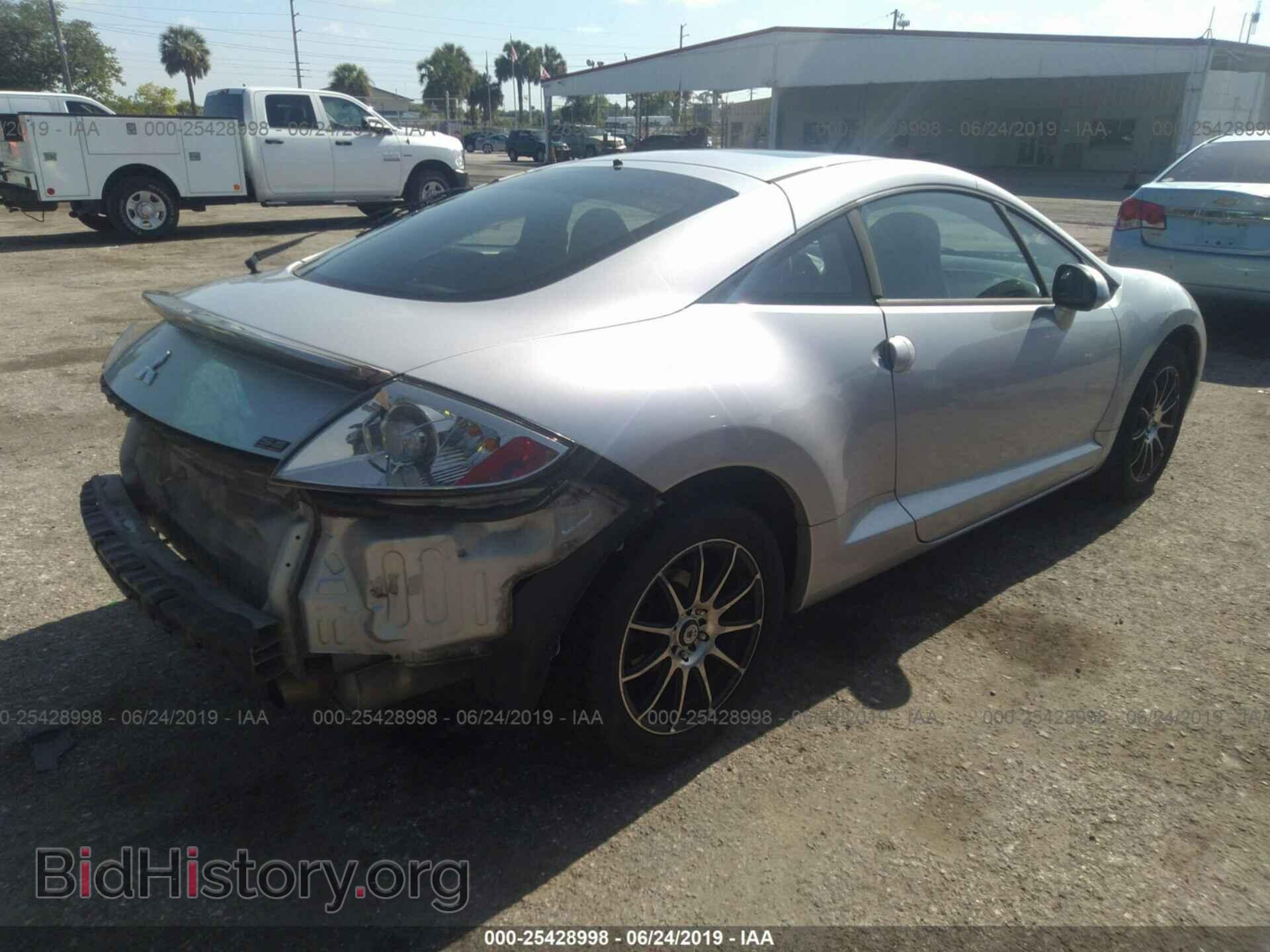 2007 MITSUBISHI ECLIPSE - VIN: 4A3AK64F97E067125 - Фото 4