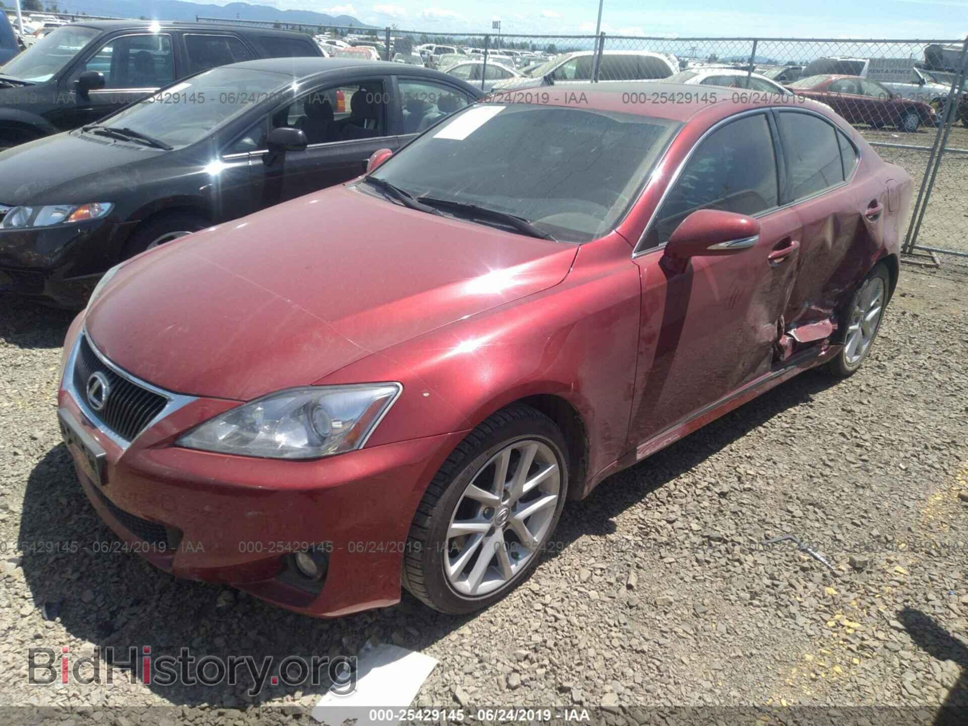 2012 LEXUS IS - VIN: JTHBF5C29C5179730 - Фото 2