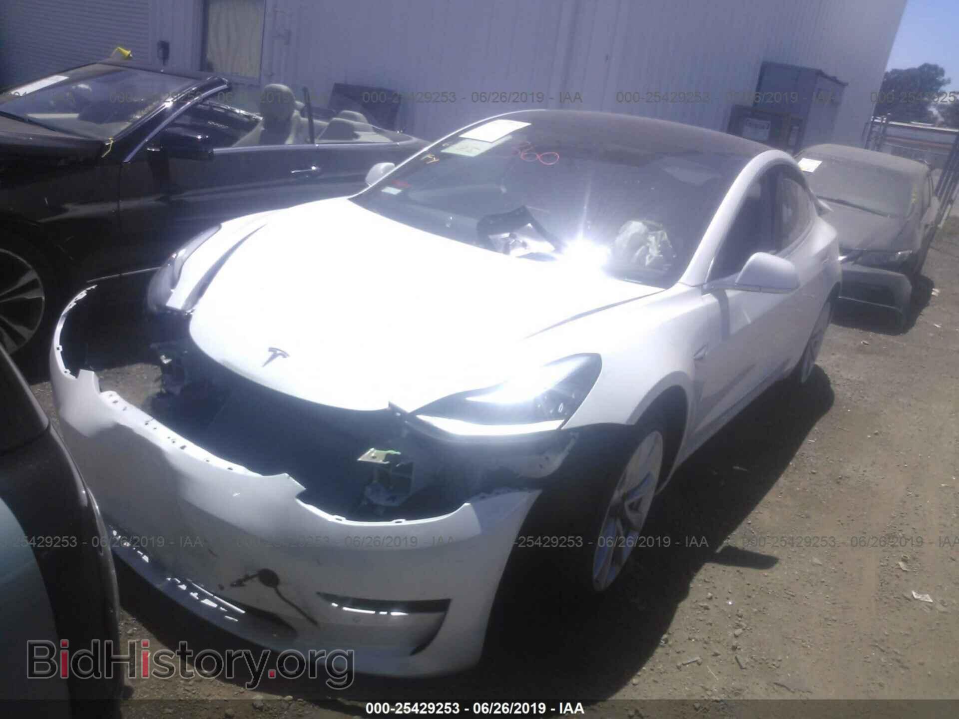 2019 TESLA MODEL 3 - VIN: 5YJ3E1EA4KF301414 - Фото 2