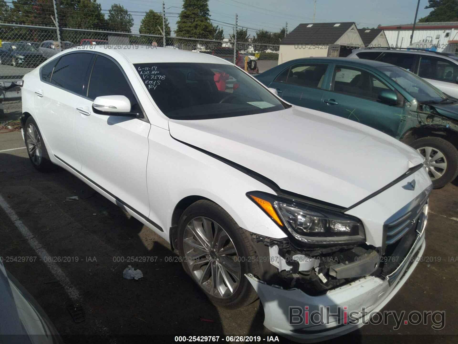 Photo KMHGN4JE4GU107598 - HYUNDAI GENESIS 2016