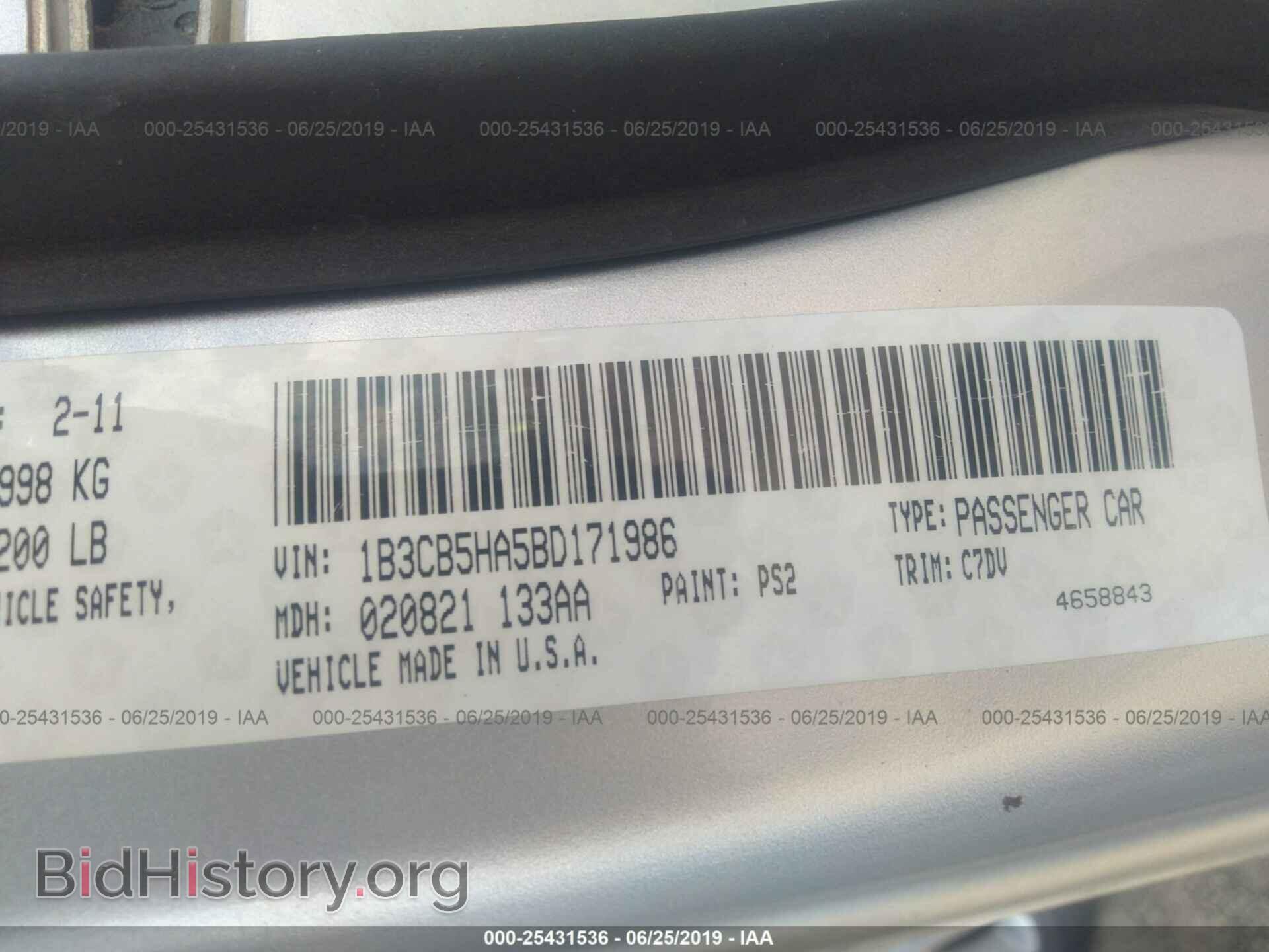 2011 DODGE CALIBER - VIN: 1B3CB5HA5BD171986 - Photo 9