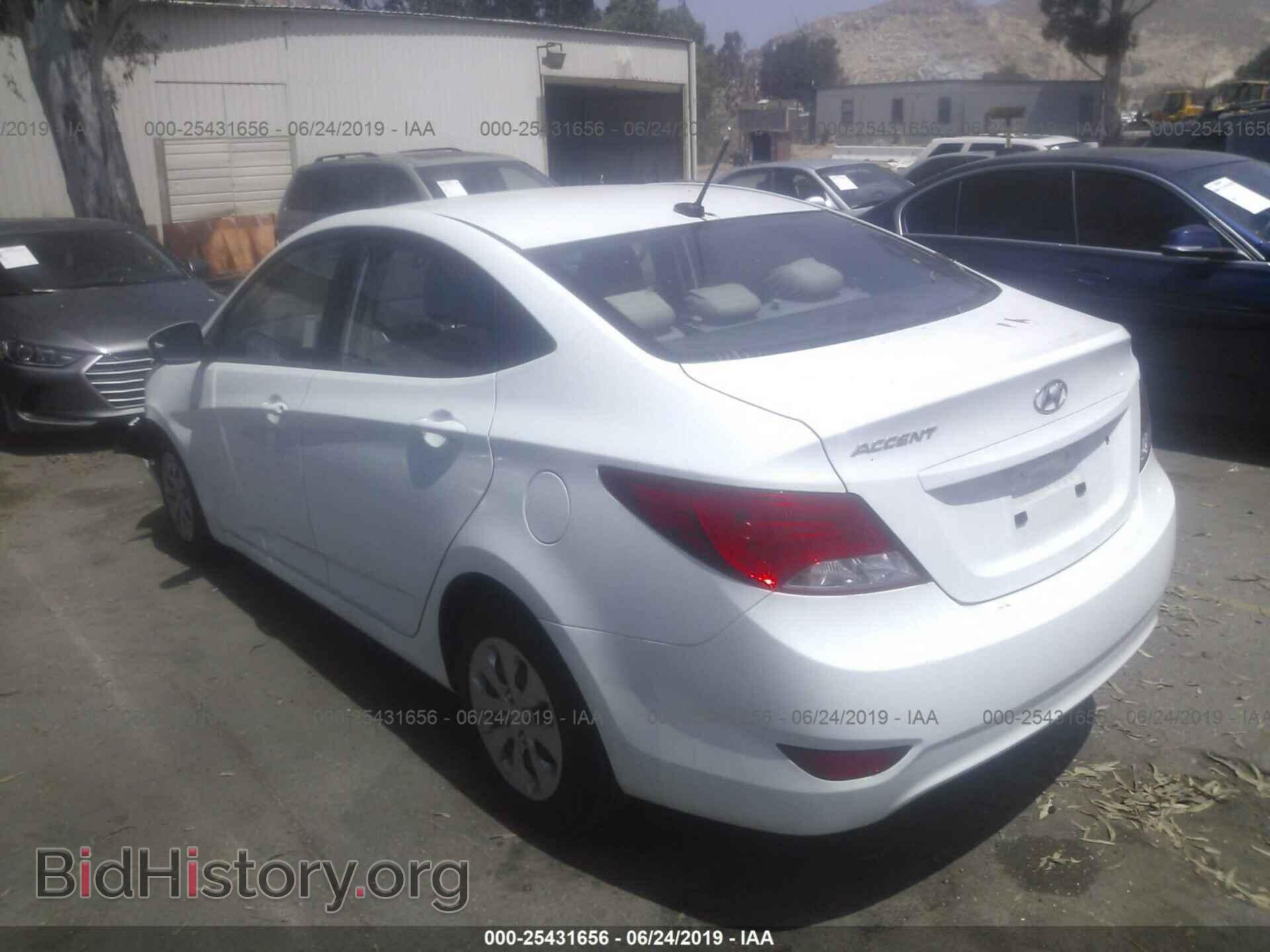 2016 HYUNDAI ACCENT - VIN: KMHCT4AE0GU975134 - Фото 3