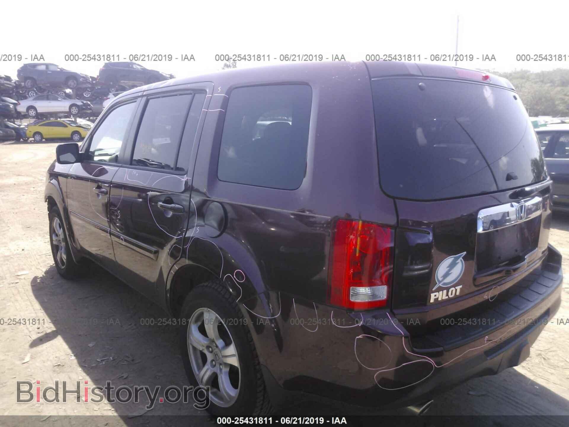 2013 HONDA PILOT - VIN: 5FNYF3H4XDB012612 - Фото 3