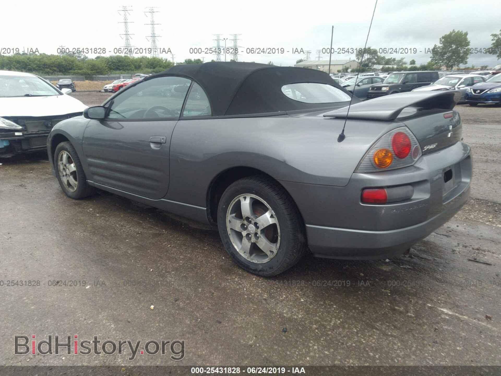 2003 MITSUBISHI ECLIPSE - VIN: 4A3AE45G53E162942 - Фото 3