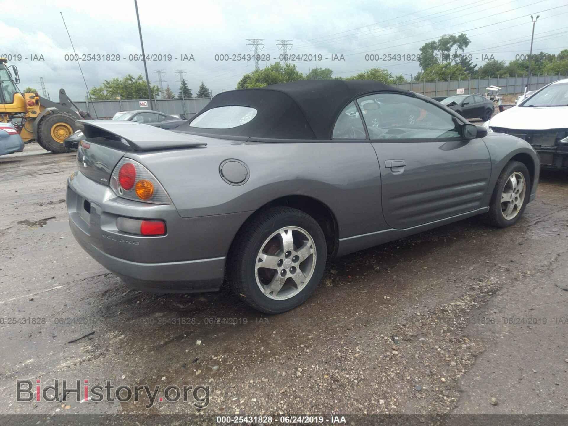 2003 MITSUBISHI ECLIPSE - VIN: 4A3AE45G53E162942 - Фото 4