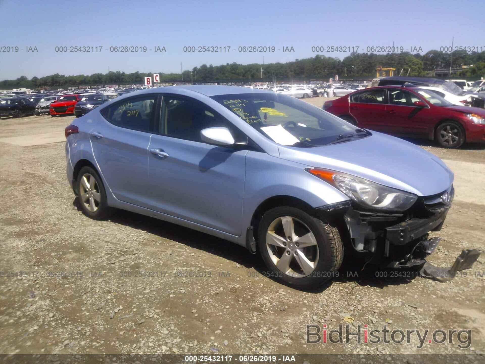 Photo KMHDH4AE5DU496399 - HYUNDAI ELANTRA 2013