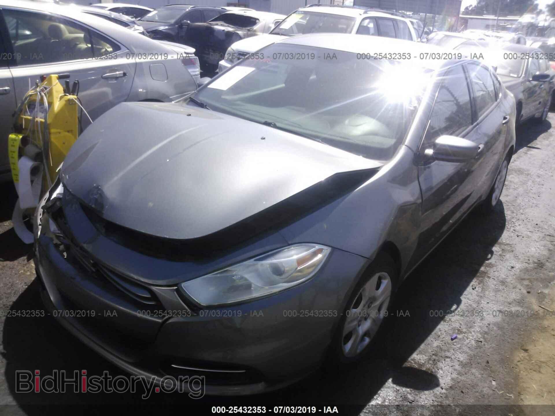 2013 DODGE DART - VIN: 1C3CDFAA8DD335926 - Фото 2