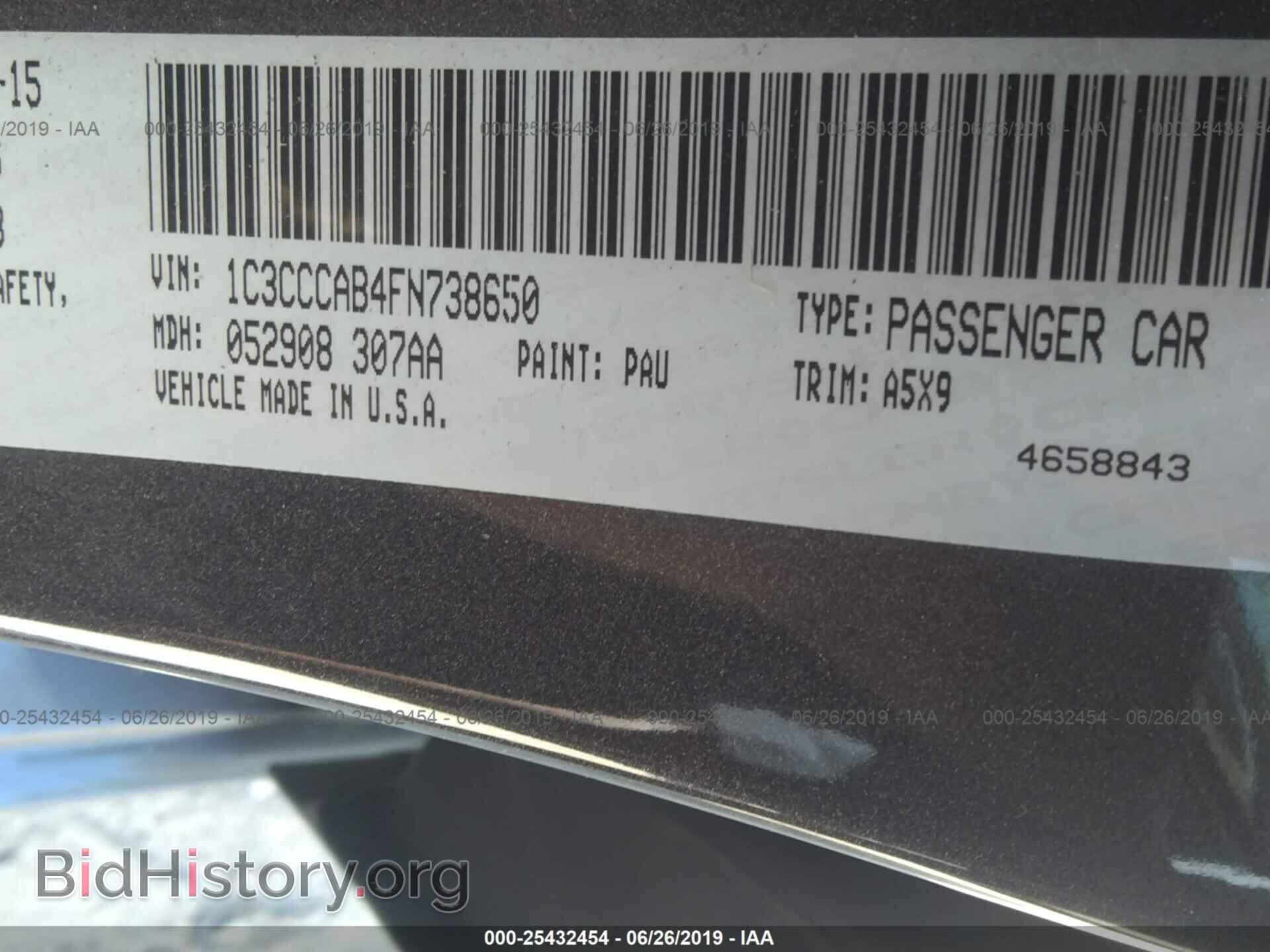 2015 CHRYSLER 200 - VIN: 1C3CCCAB4FN738650 - Photo 9