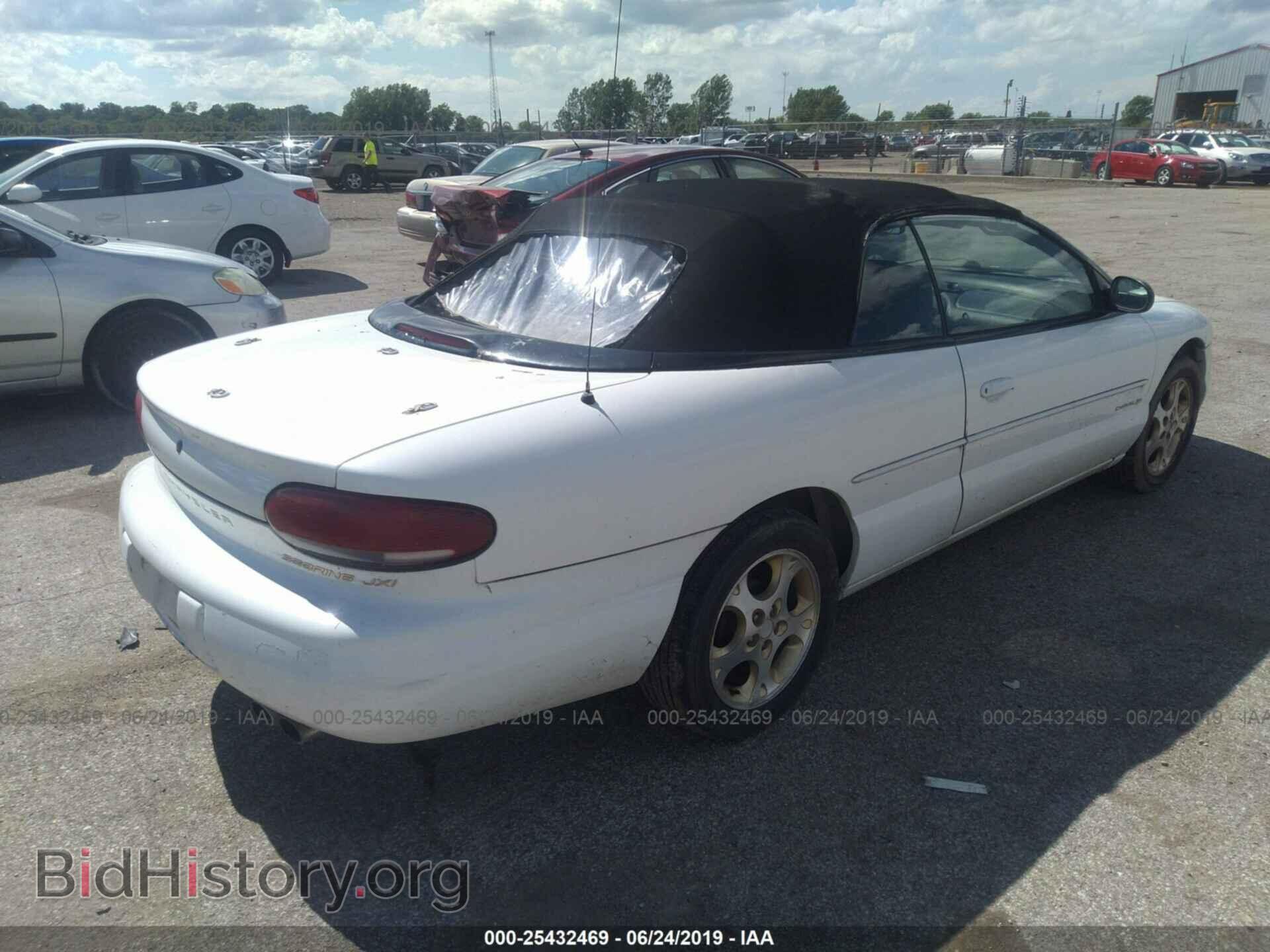 1999 CHRYSLER SEBRING - VIN: 3C3EL55H2XT556434 - Фото 4