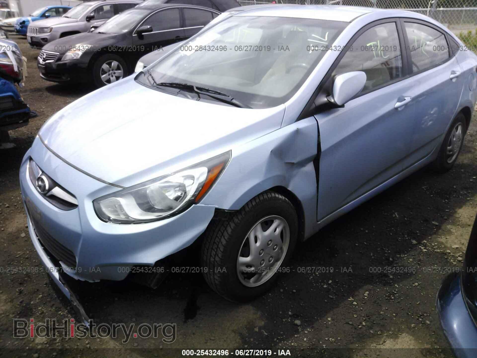 2013 HYUNDAI ACCENT - VIN: KMHCT4AE0DU541081 - Фото 2