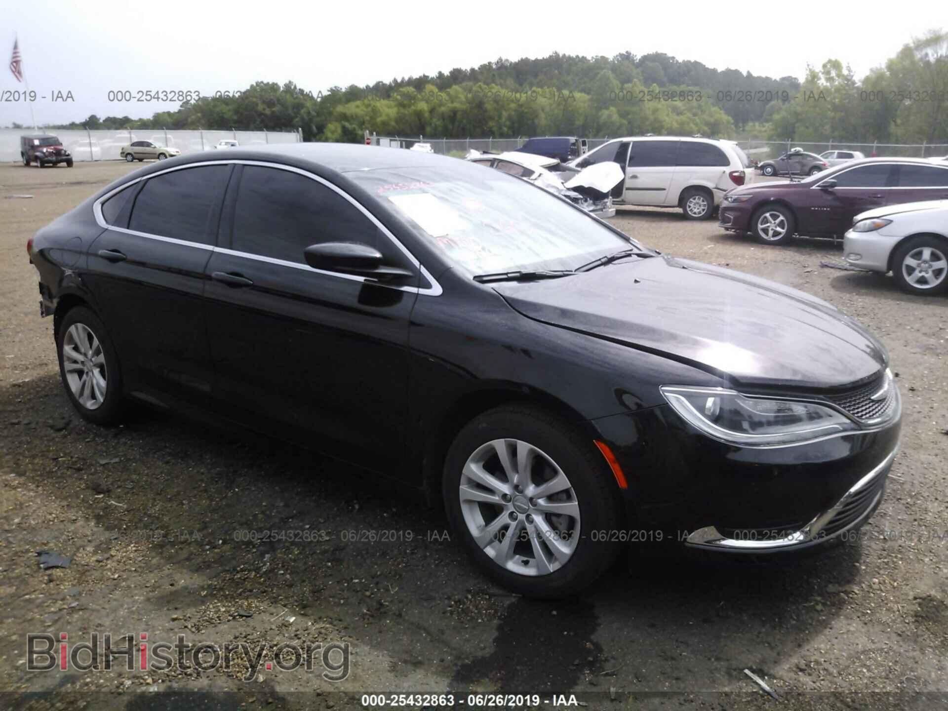 Фотография 1C3CCCAB0GN182337 - CHRYSLER 200 2016