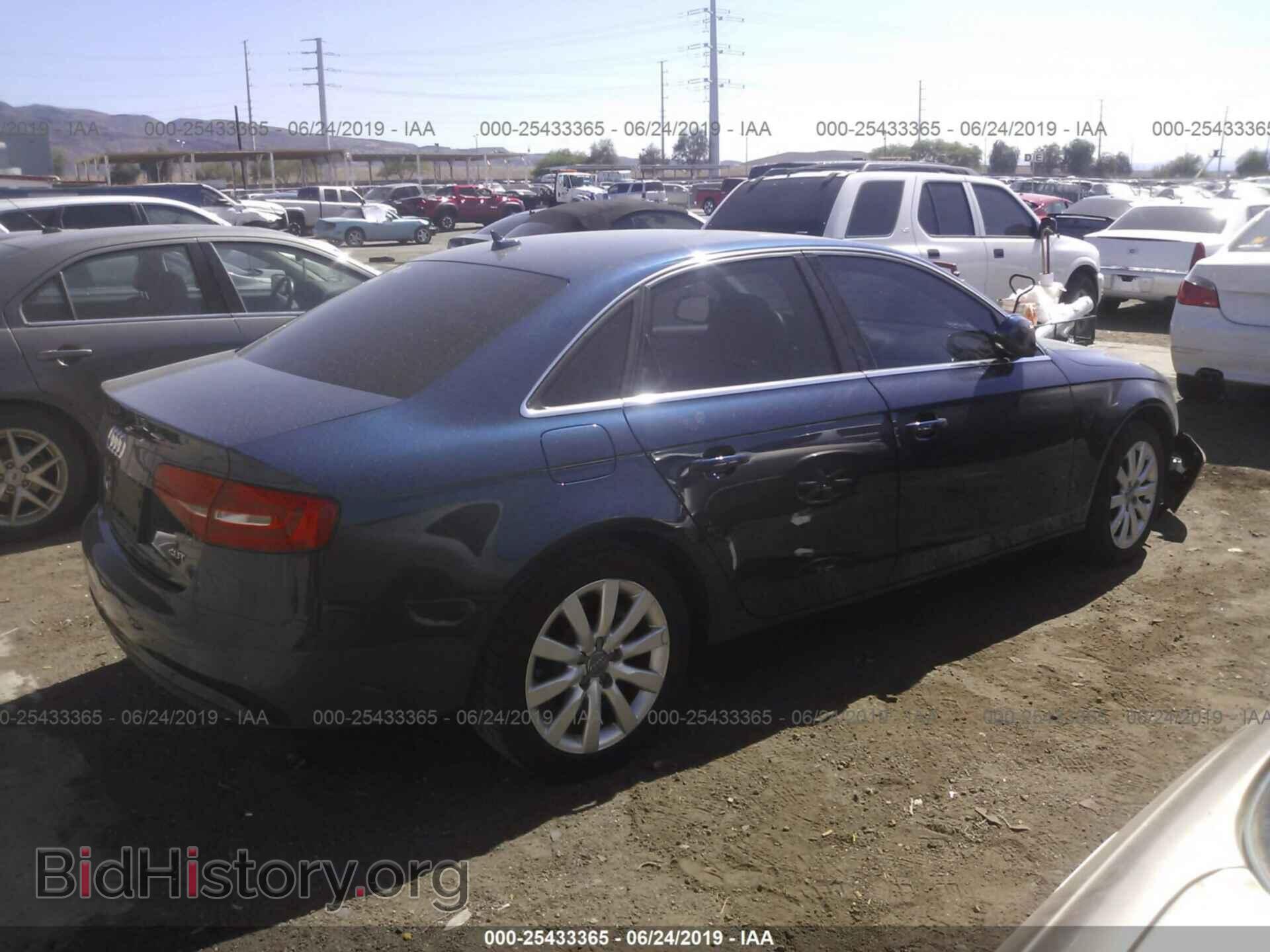 2013 AUDI A4 - VIN: WAUAFAFL2DN022615 - Фото 4
