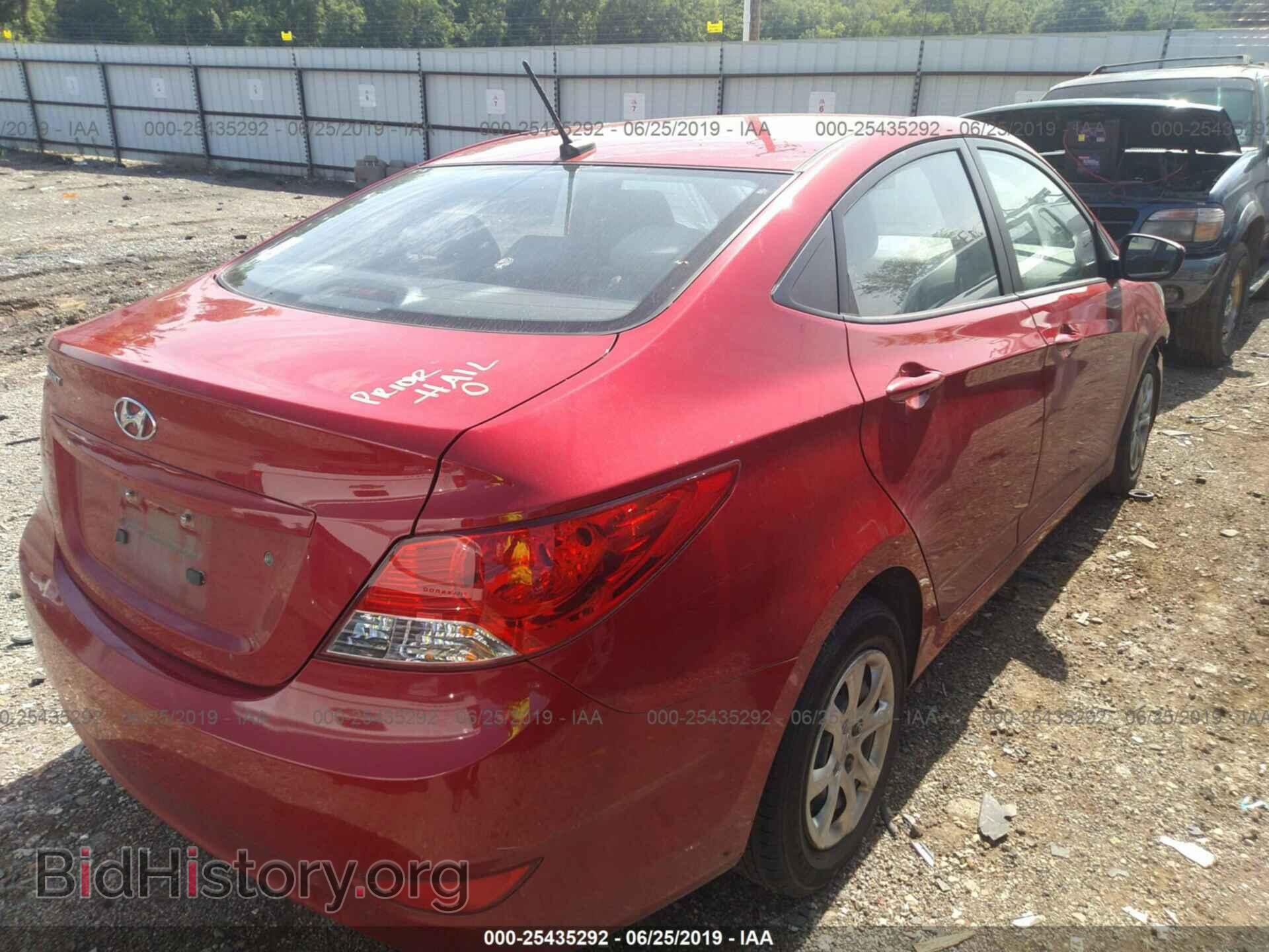2013 HYUNDAI ACCENT - VIN: KMHCT4AE1DU412072 - Фото 4