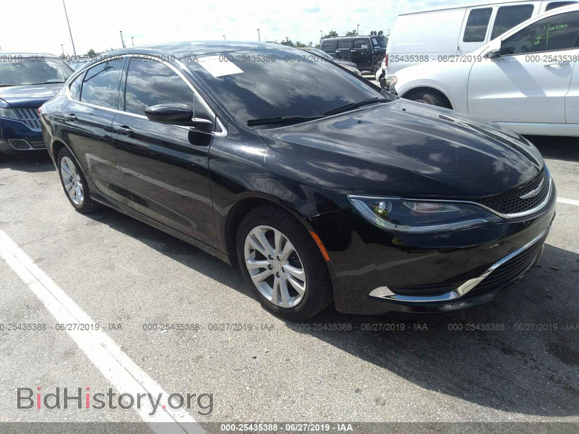 Фотография 1C3CCCAB9GN138918 - CHRYSLER 200 2016