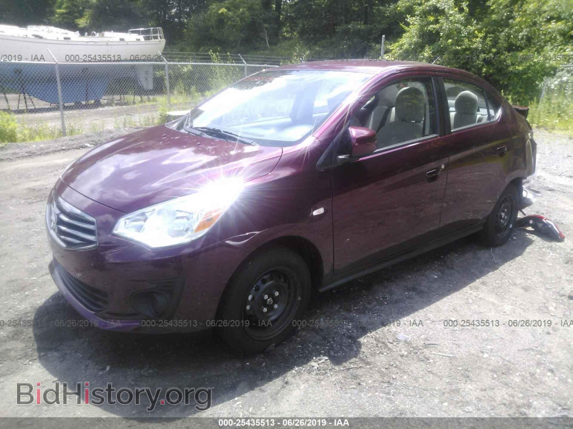 2019 MITSUBISHI MIRAGE - VIN: ML32F3FJ8KHF01012 - Фото 2