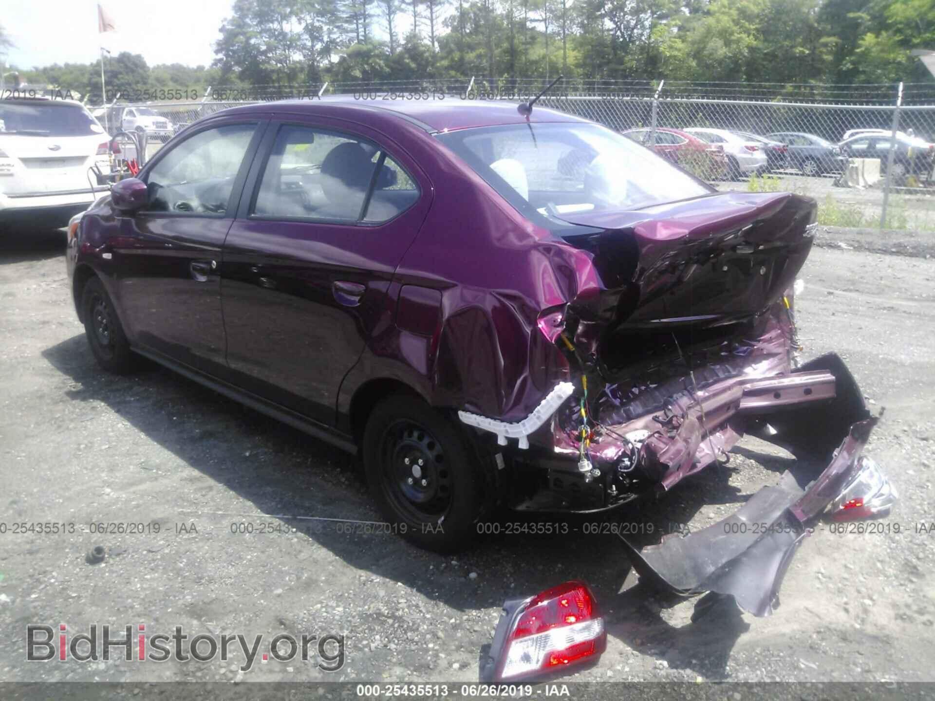 2019 MITSUBISHI MIRAGE - VIN: ML32F3FJ8KHF01012 - Фото 3