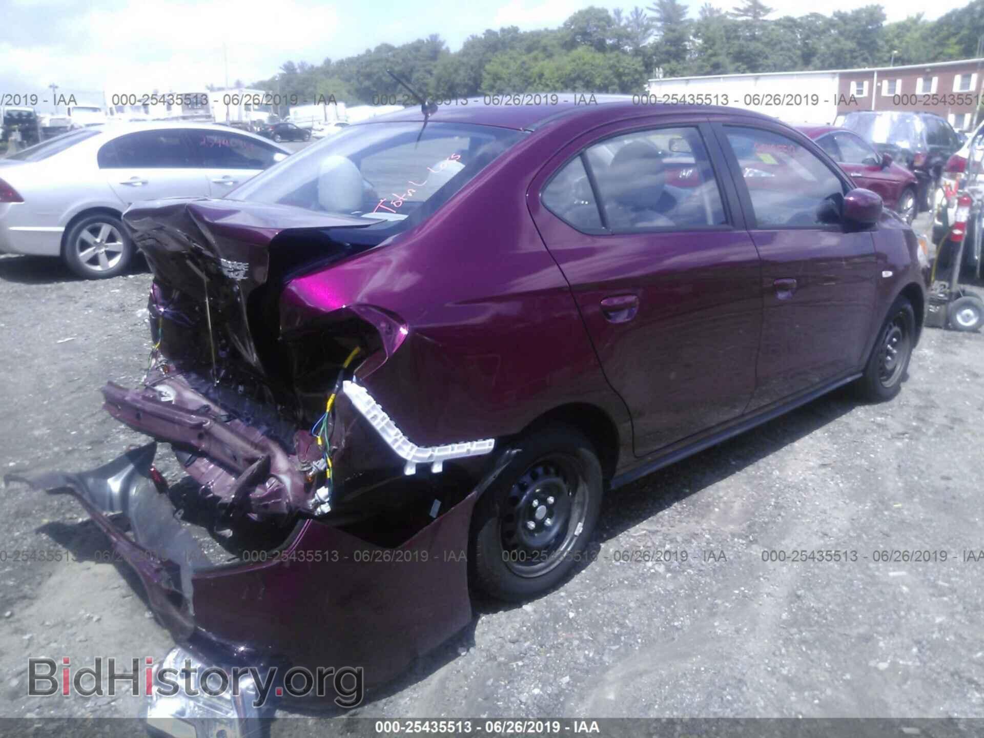 2019 MITSUBISHI MIRAGE - VIN: ML32F3FJ8KHF01012 - Фото 4